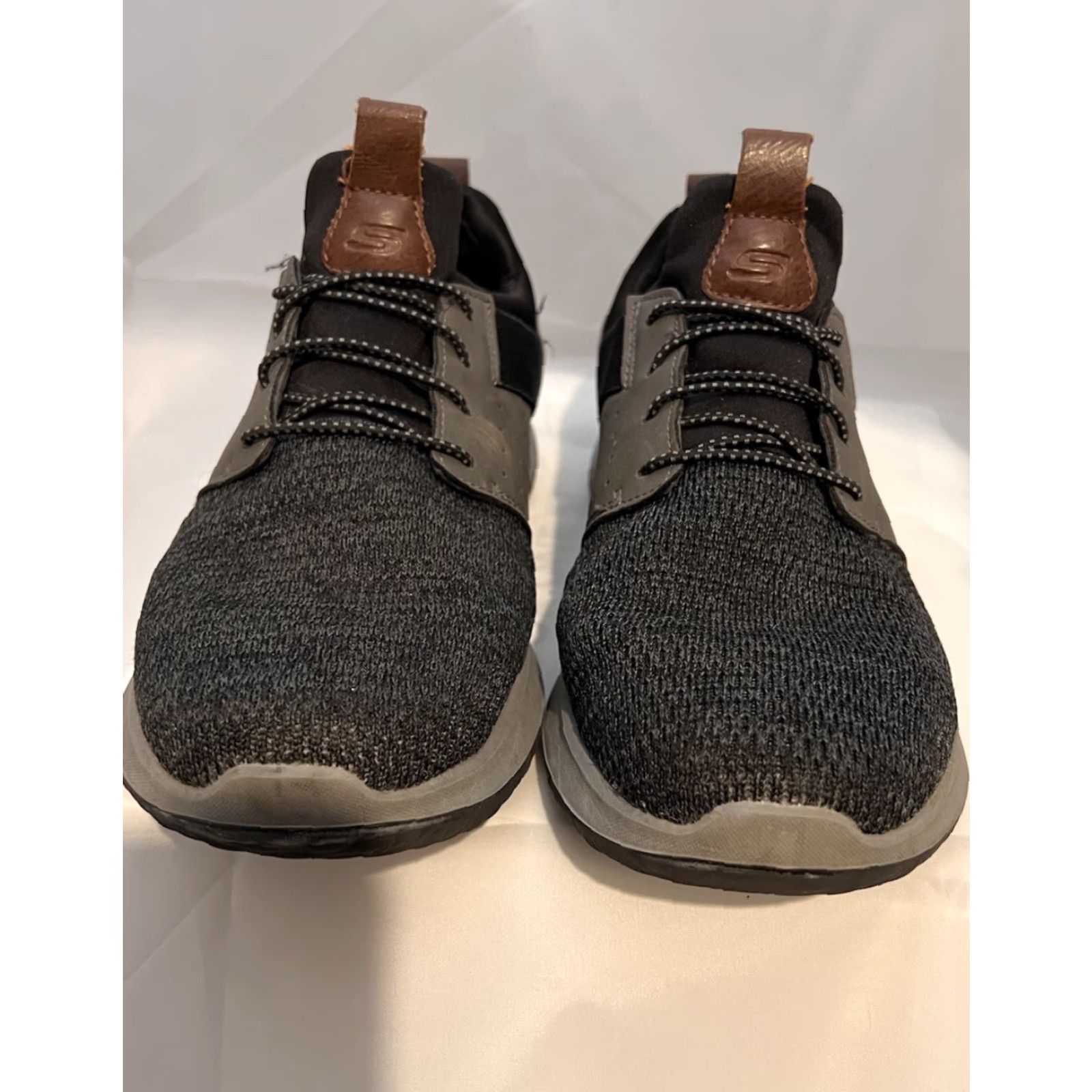 SKECHERS SKECHERS Sneakers Mens 9.5W Delson Camben Air Gray Lightweight Memory Foam Breathable Casual Walking Running Shoes Size US 10 / EU 43 - 2 Thumbnail