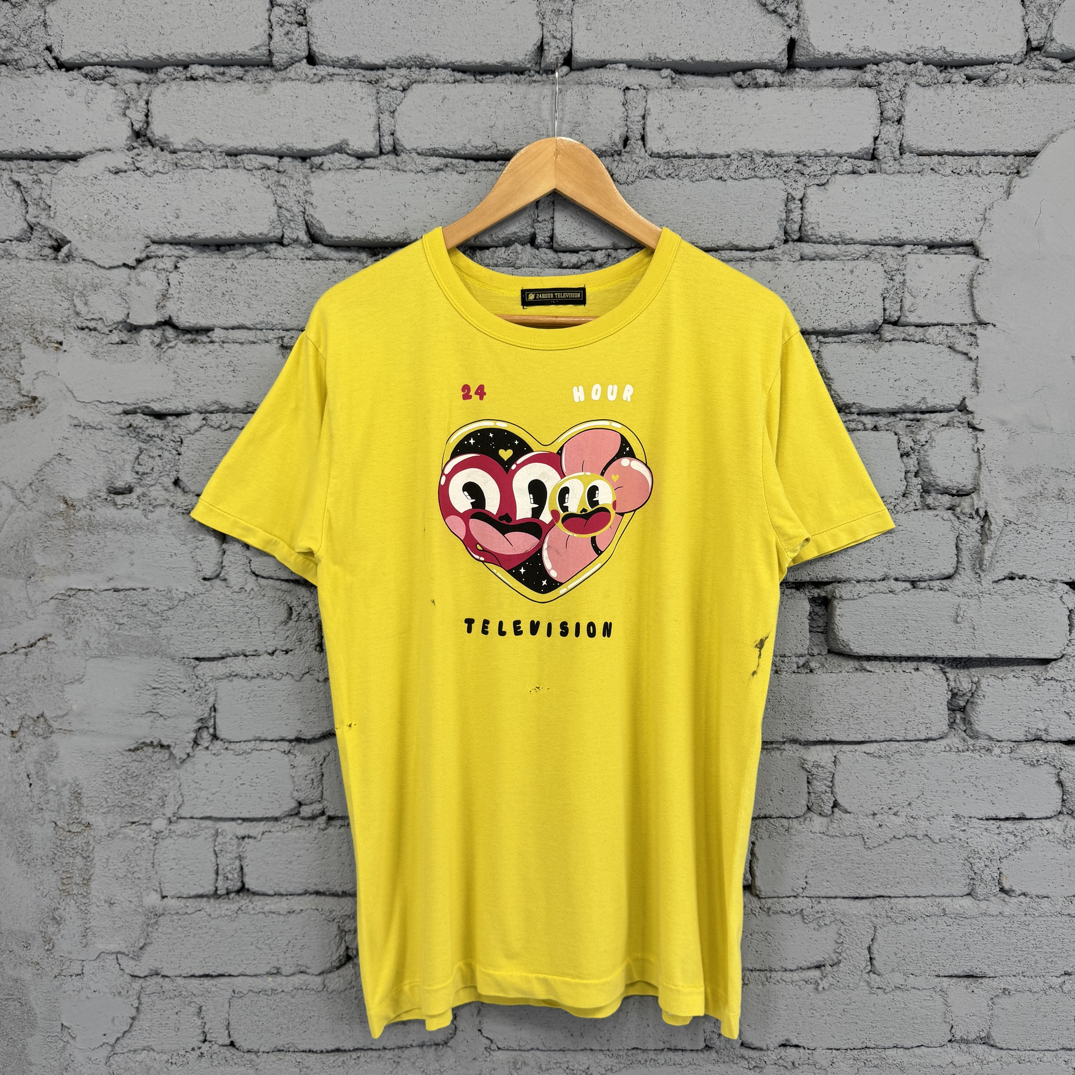 Vintage Vintage Takashi Murakami 24 Hour Television Tshirt Size US L / EU 52-54 / 3 - 1 Thumbnail