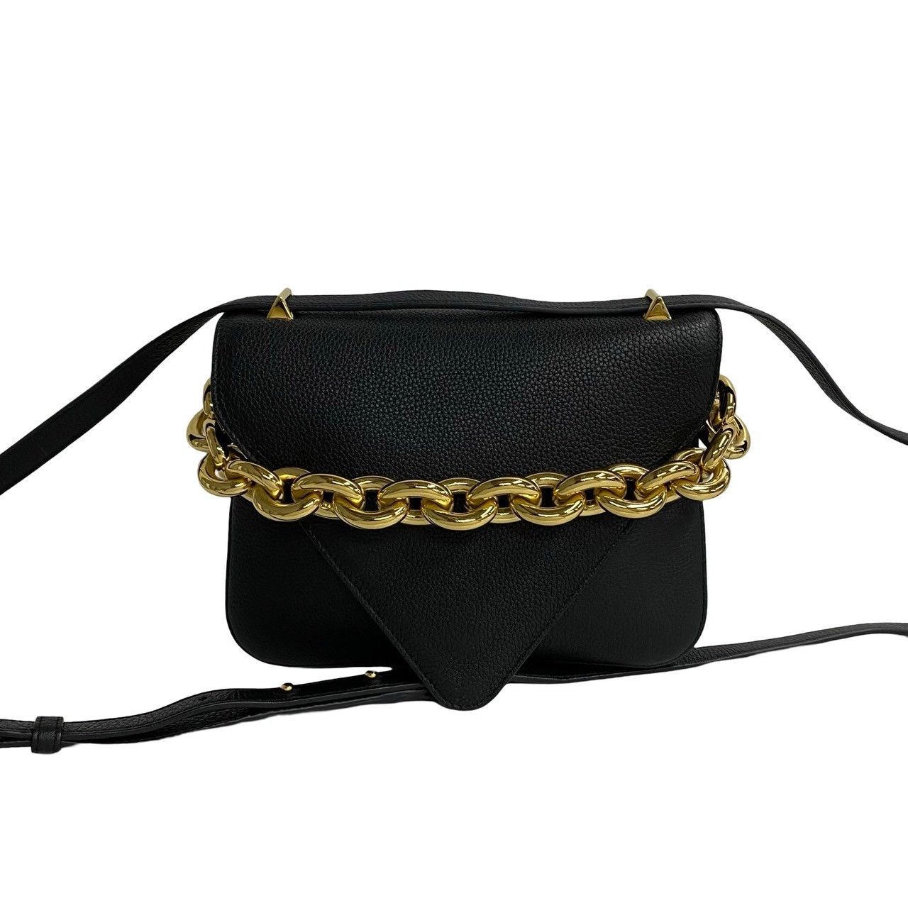 Bottega Veneta Bottega Veneta Leather Envelop Chain Crossbody Bag Leather Crossbody Bag in Great Condition Size ONE SIZE - 1 Thumbnail
