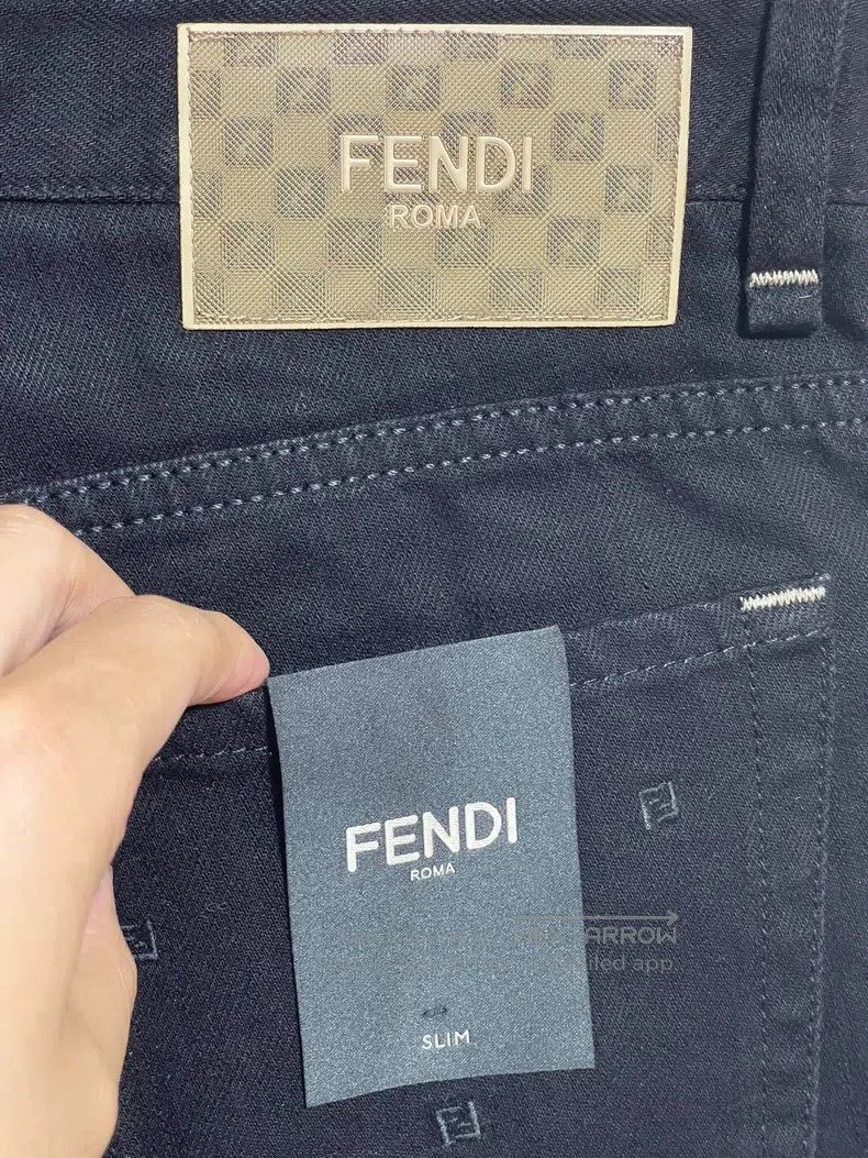 Fendi Fendi Embroidered Denim Pants Size US 32 / EU 48 - 6 Thumbnail