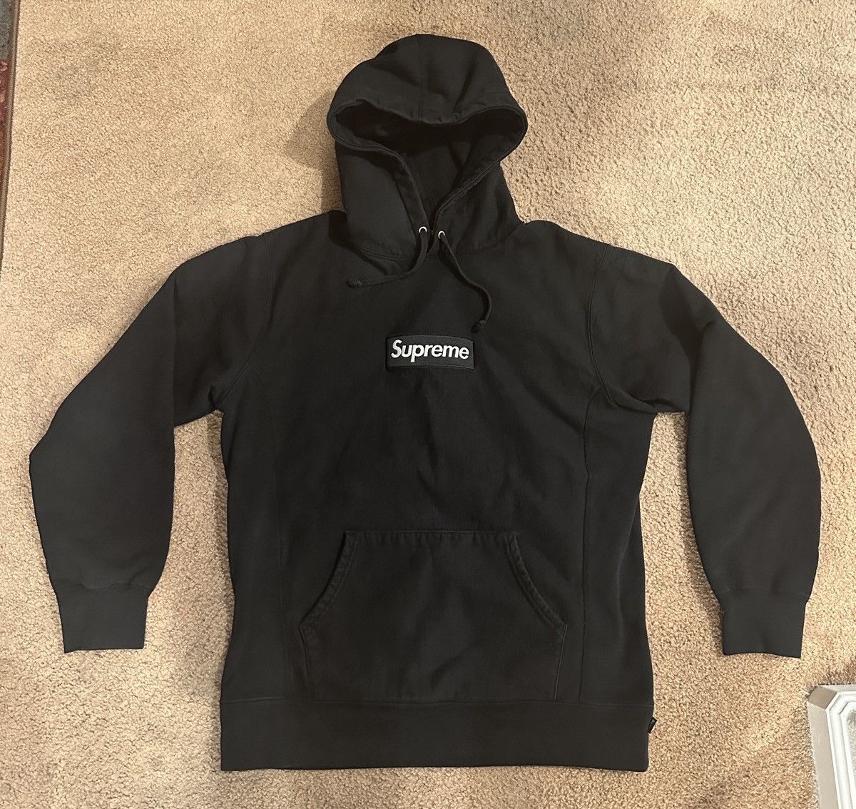 Supreme Box Logo Hoodie Black | Grailed