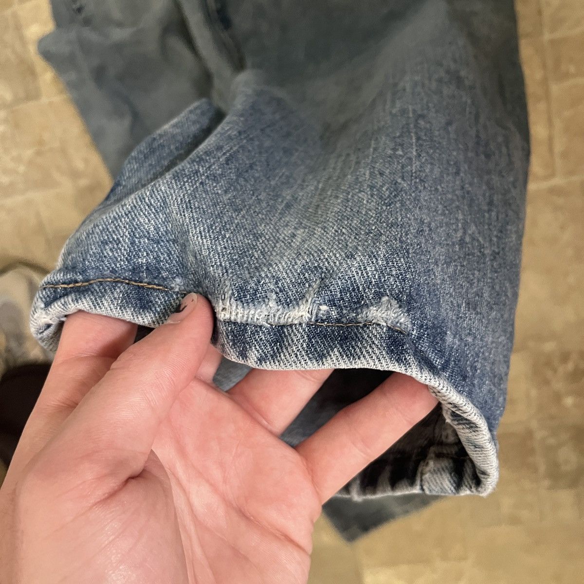 Wrangler Wrangler Men’s Blue Denim Jeans Size 36x32 Size US 36 / EU 52 - 8 Thumbnail