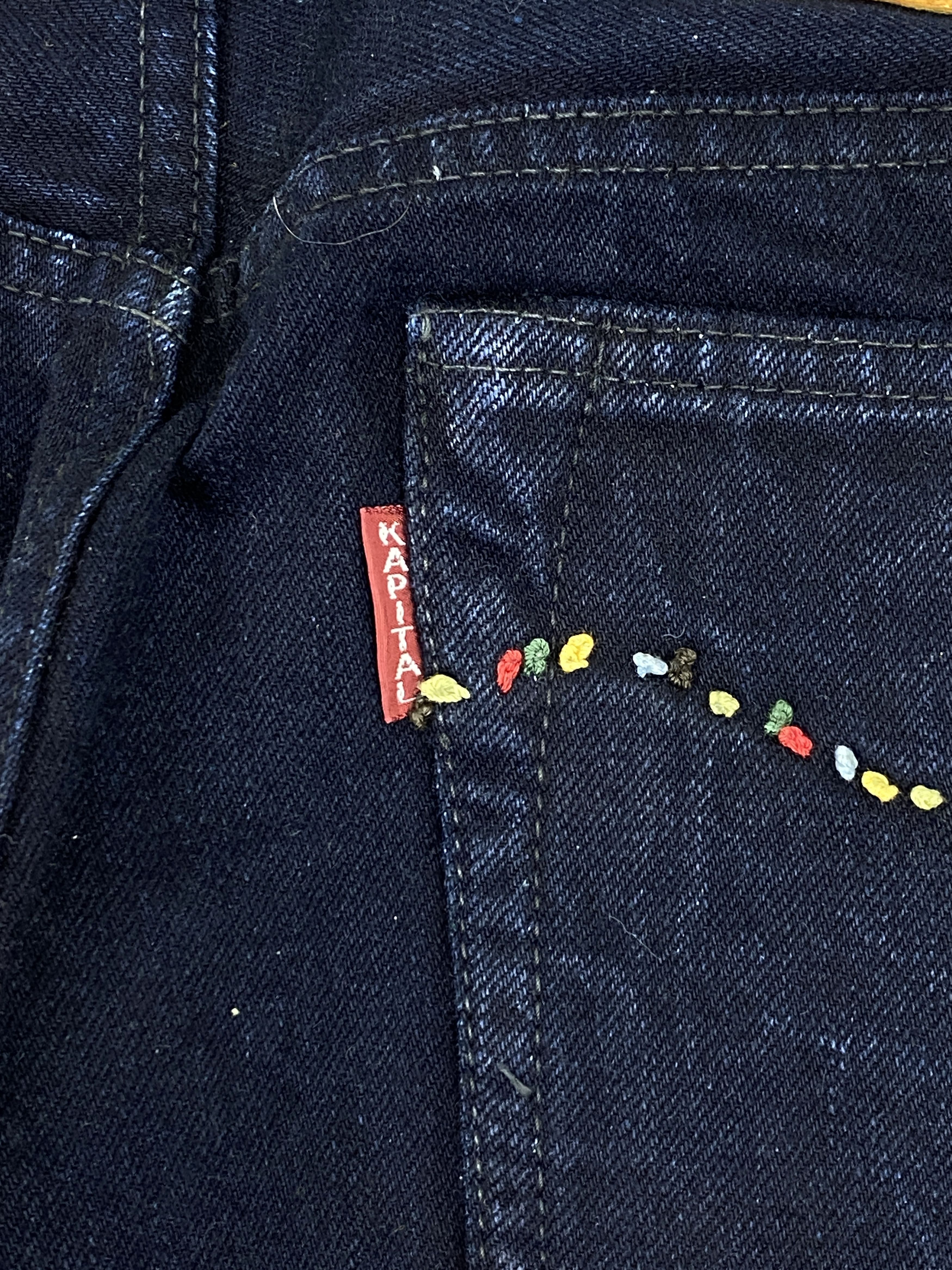 Kapital × Kapital Kountry Kapital Flared Bootcut Denim Jeans DP2704 Size US 29 - 15 Thumbnail