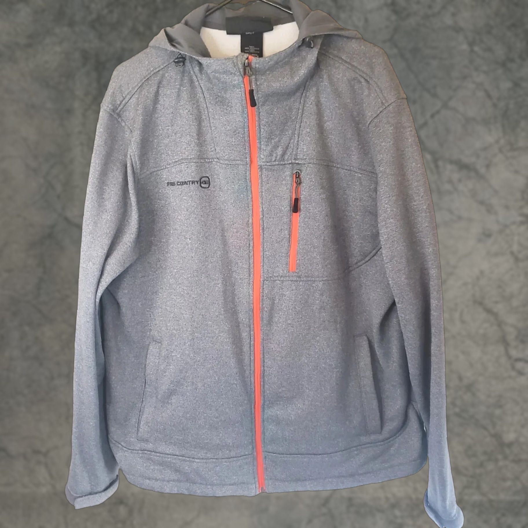 Free Country Free Country Jacket Mens XL Gray Full Zip Outdoor Performance Pockets Jacket Size US XL / EU 56 / 4 - 1 Thumbnail