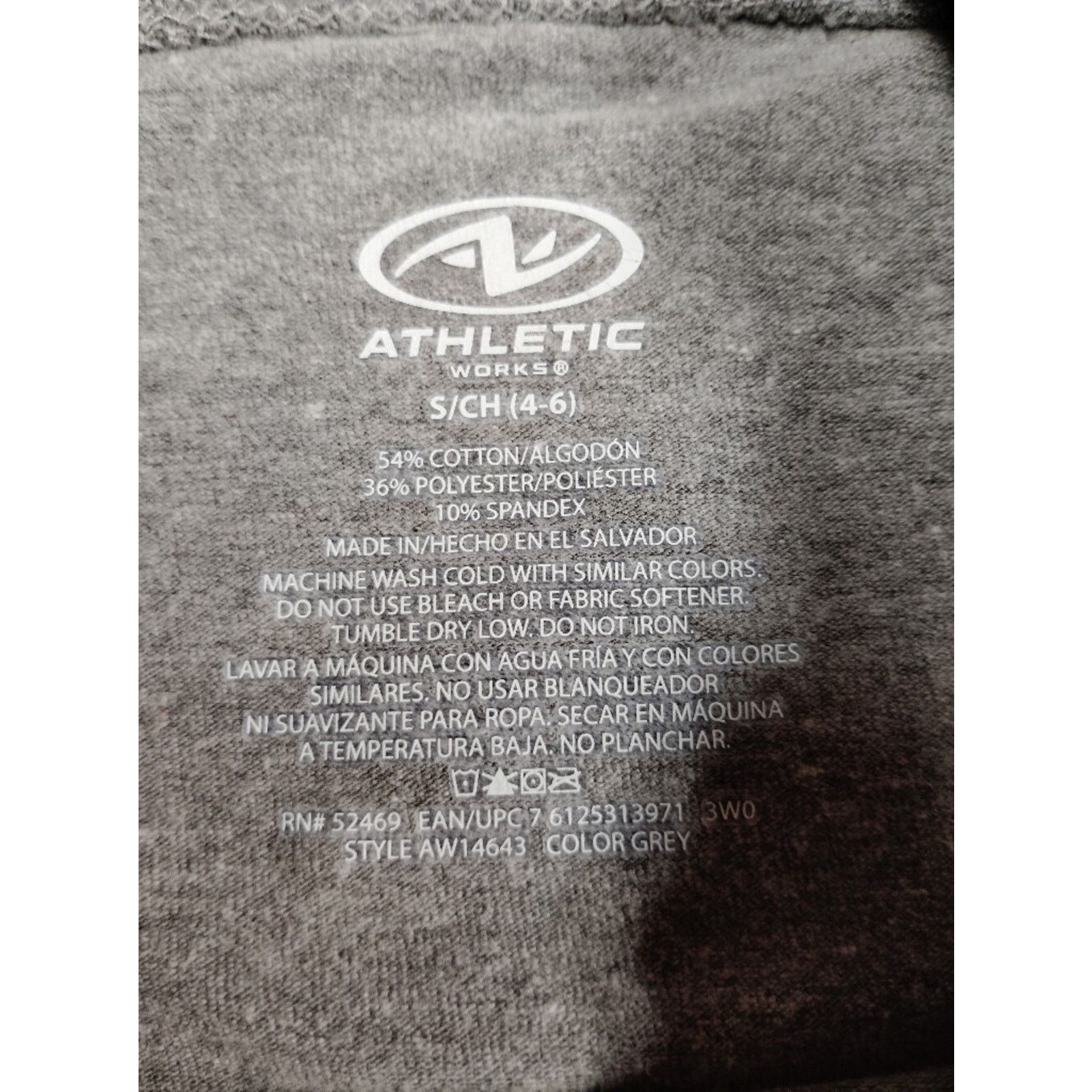 Athletic Works Athletic Works Heather Gray Capri Stretch Leggings Size 26" / US 2 / IT 38 - 2 Thumbnail