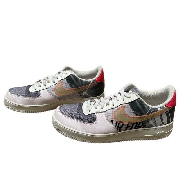 Nike Nike AF1 Low Zine Men’s 13 Print Culture Graffiti Light Soft Size US 13 / EU 46 - 3 Thumbnail
