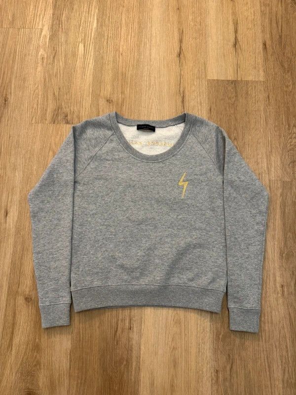 Giuseppe Zanotti Giuseppe Zanotti Logo-Embroidered Cotton Sweatshirt Italy XS Size XS / US 0-2 / IT 36-38 - 1 Thumbnail