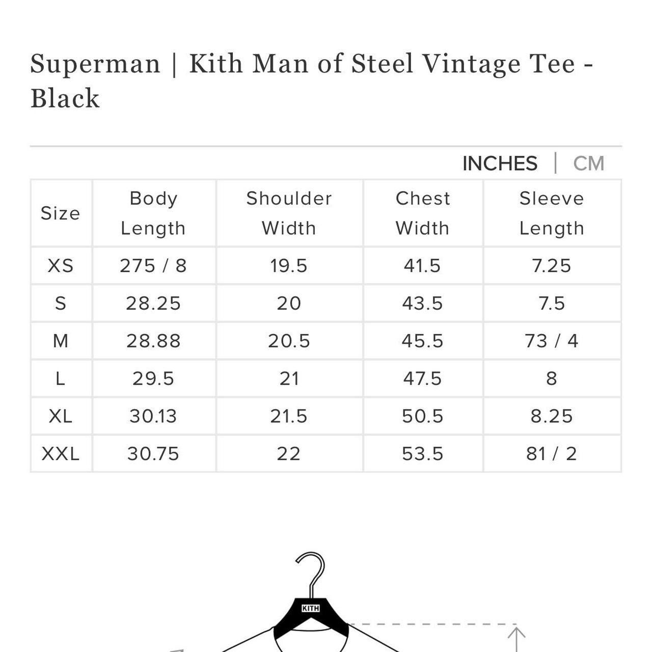Kith Kith Superman Man Of Steel Vintage Tee Size US XL / EU 56 / 4 - 6 Thumbnail