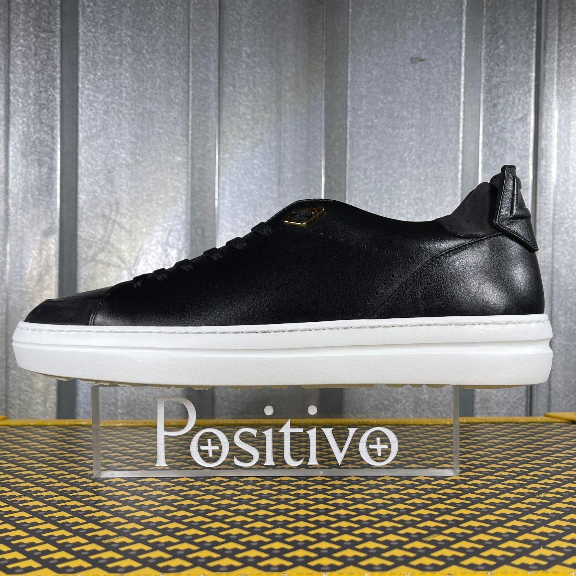 Buscemi Buscemi Uno Sport Black Leather Sneakers US 7 EU 40 Size US 7 / EU 40 - 1 Thumbnail