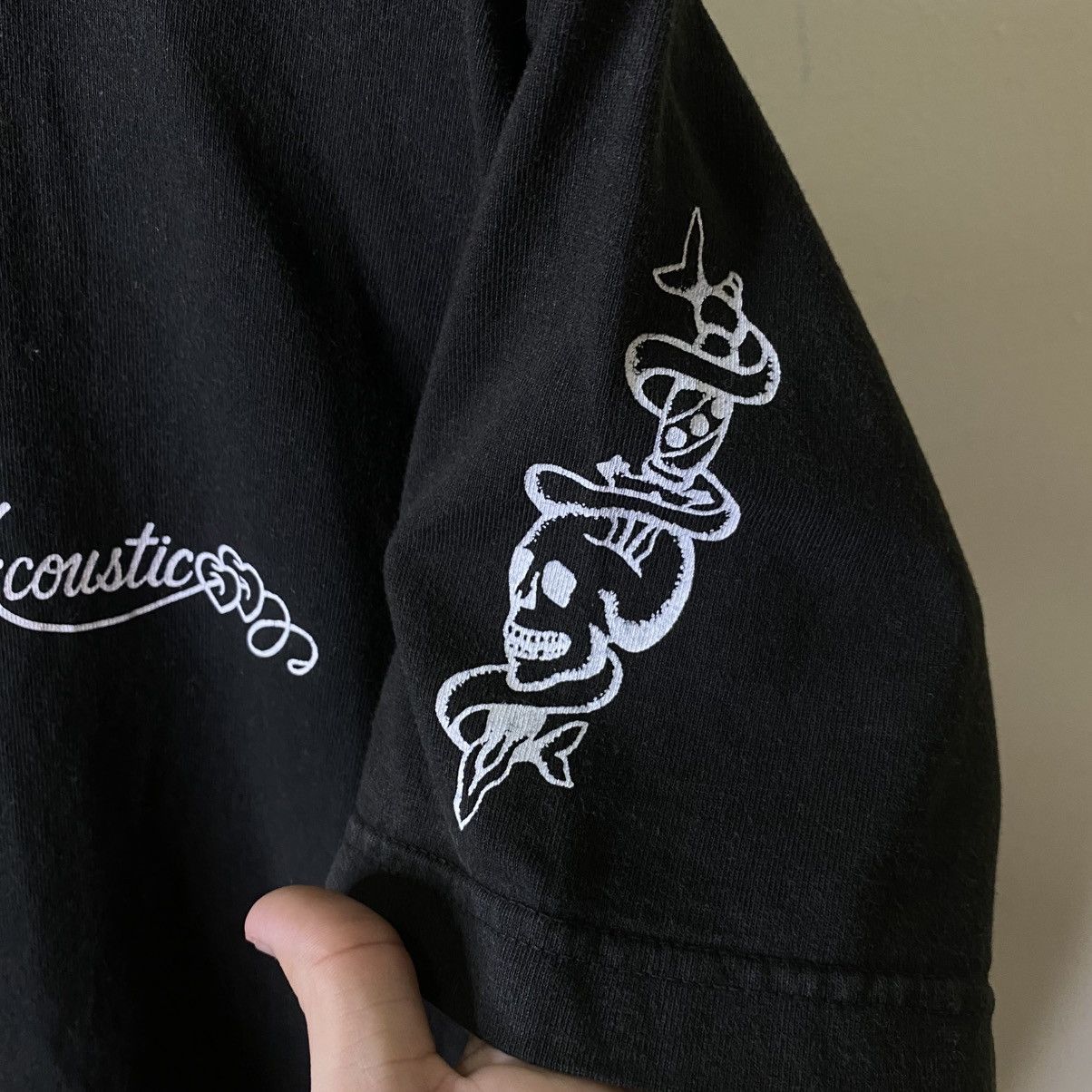 Japanese Brand Acoustic Skull Cross Ed Hardy Style T Shirt Size US M / EU 48-50 / 2 - 5 Thumbnail