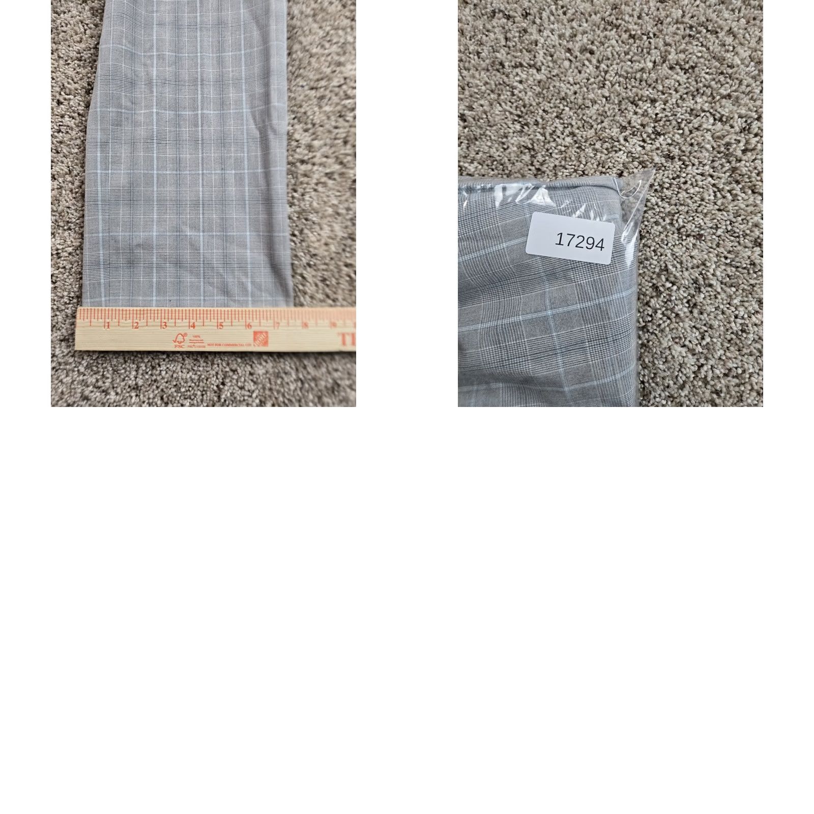 Uniqlo Uniqlo Smart Ankle Pants Men Large Gray 2 Way Stretch Flat Front Glen Check Chino Regular Slim Fit Tapered Fall Casual Business Size US 33 - 8 Thumbnail
