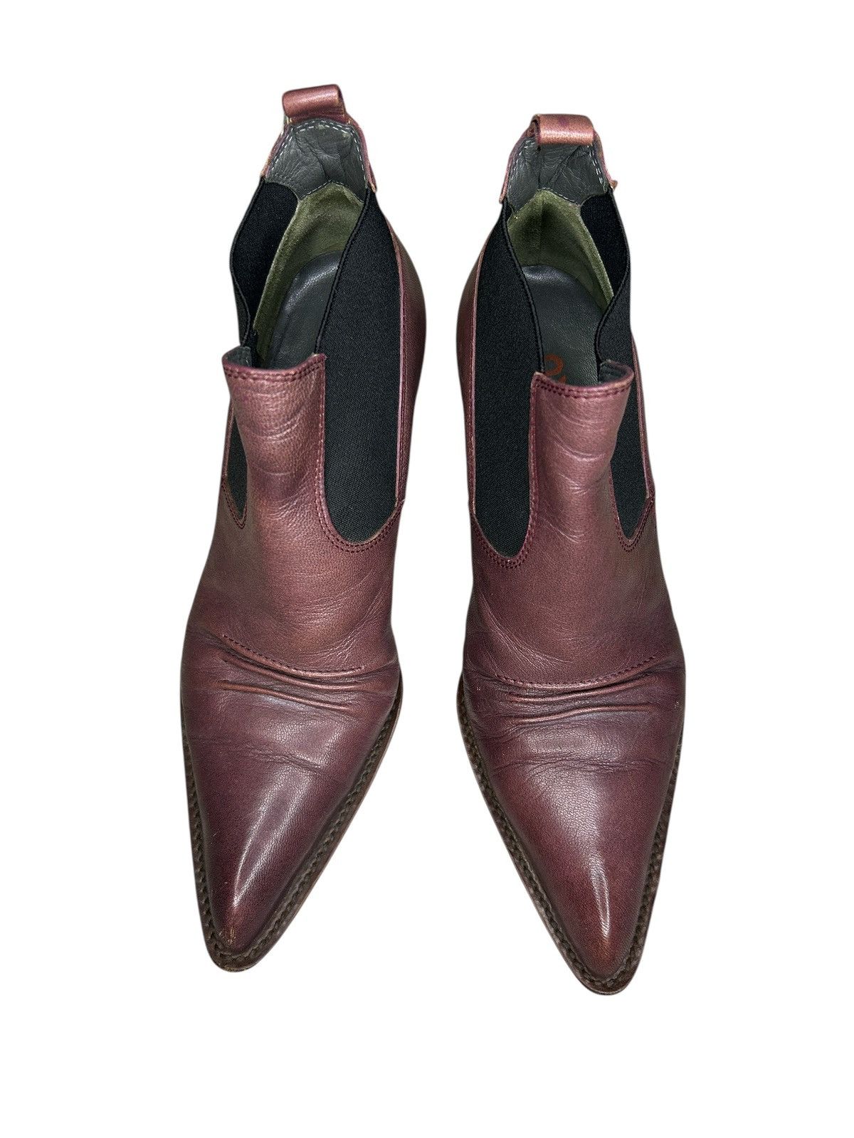 Miu Miu S/S 99 Kitten Heel Bootie Size US 4 / IT 34 - 2 Thumbnail