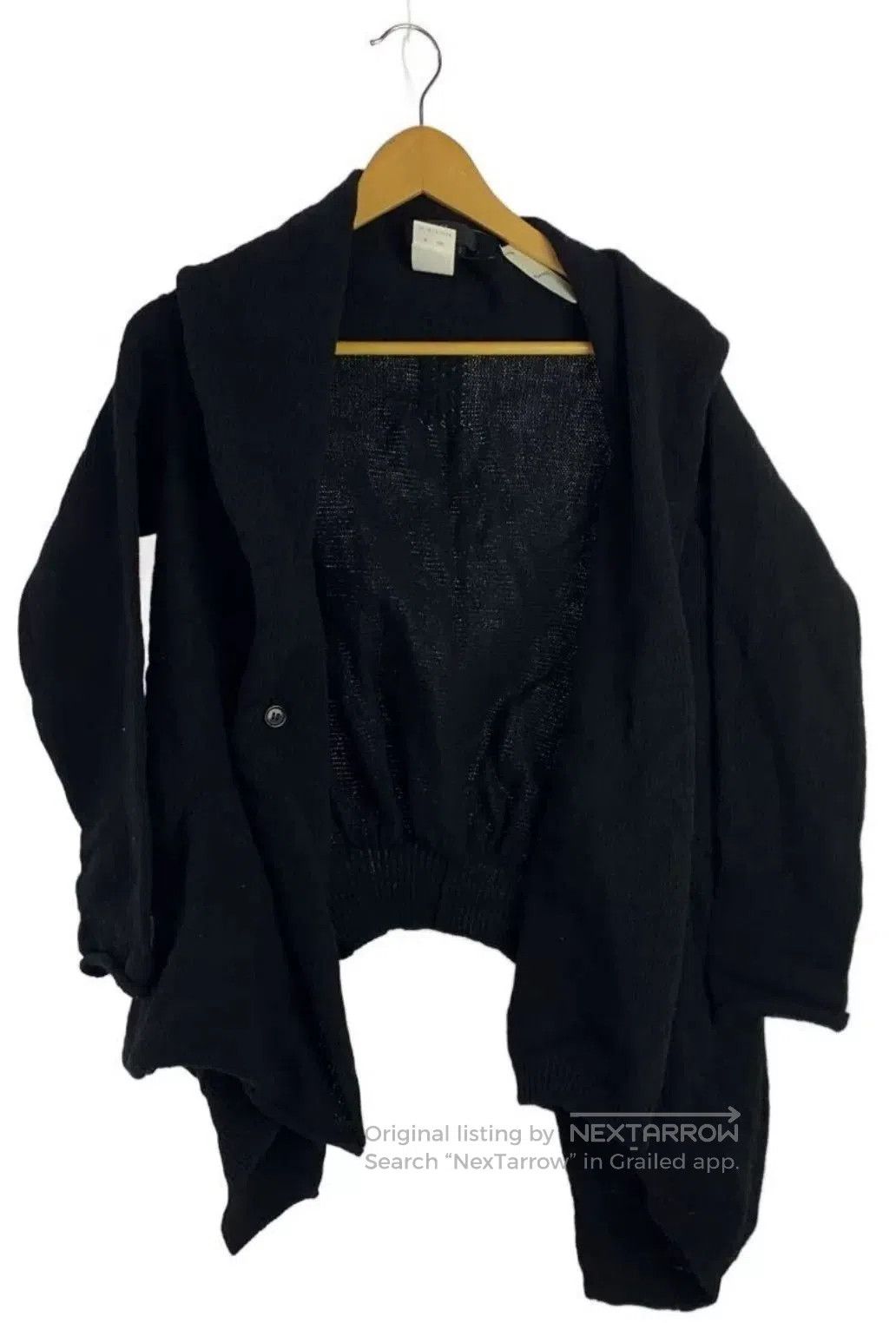 Yohji Yamamoto Yohji Yamamoto Thick Wool Cardigan. Size US XS / EU 42 / 0 - 1 Thumbnail