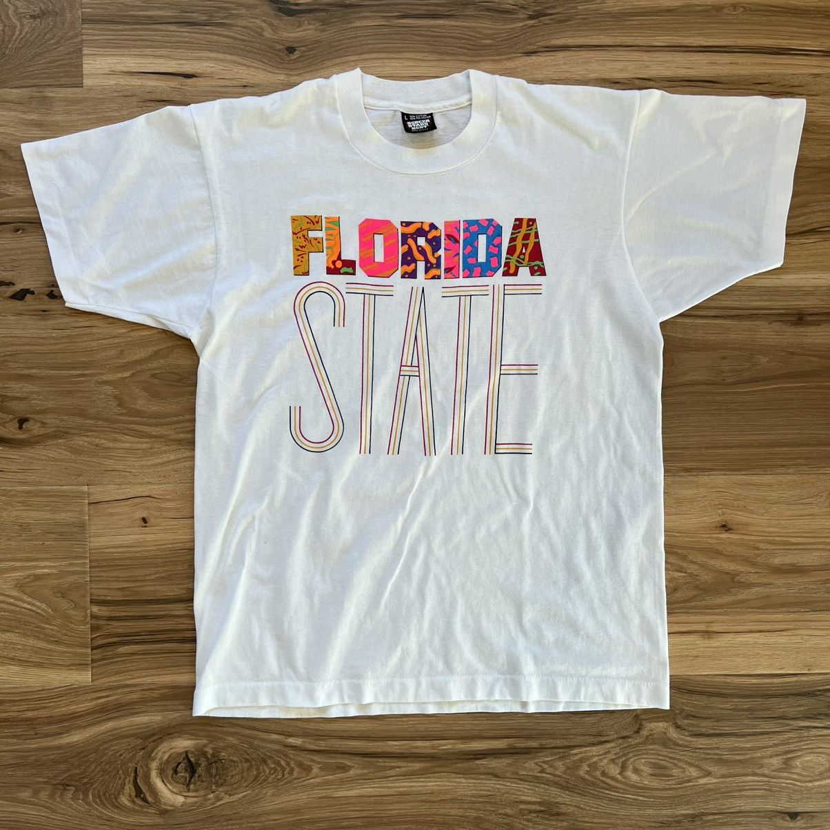 Other Vintage 90s Florida State University Seminoles Large T Shirt Size US L / EU 52-54 / 3 - 1 Thumbnail
