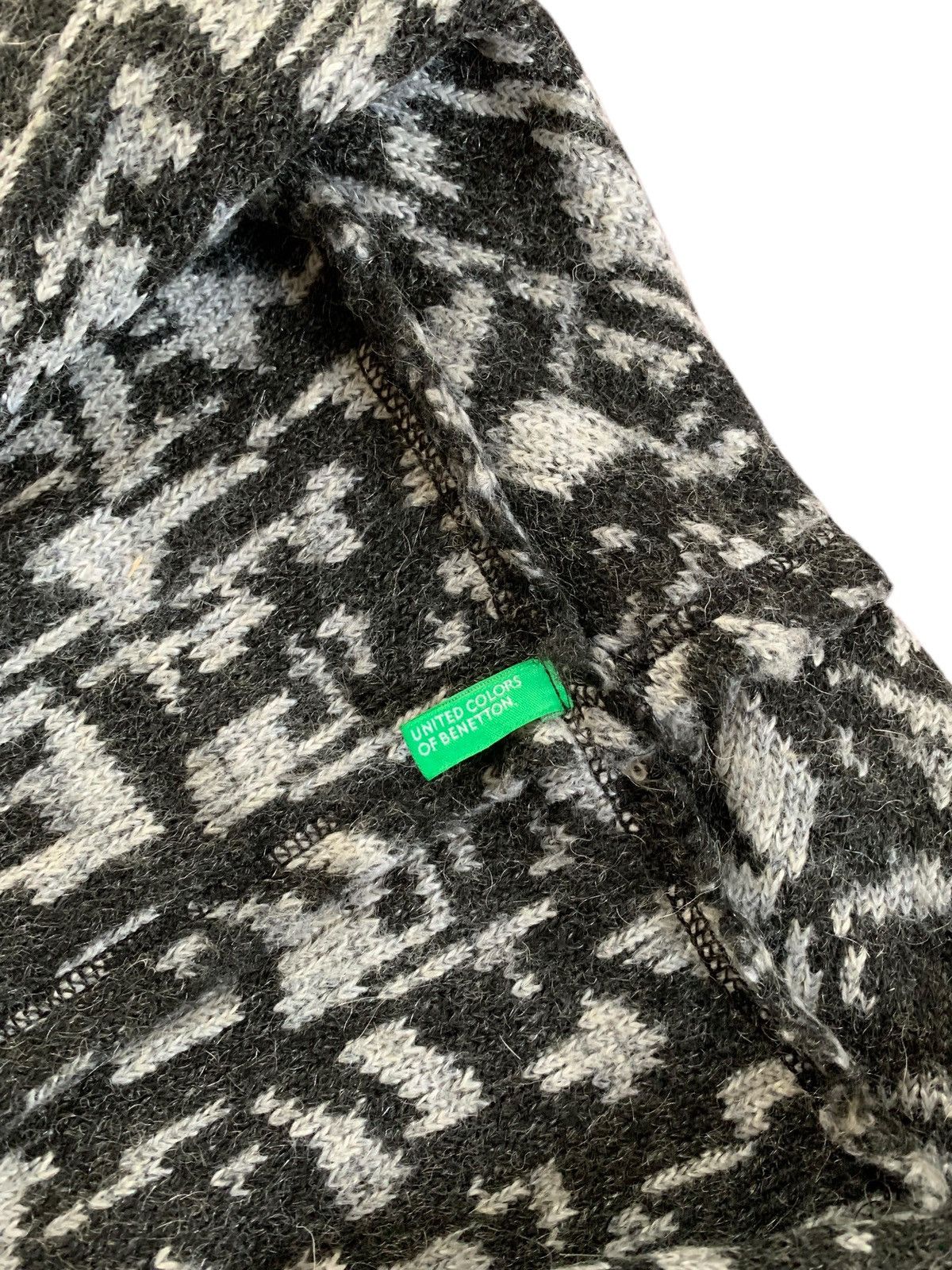 Designer × United Colors Of Benetton Rare handknit united colors of benetton Size L / US 10 / IT 46 - 3 Thumbnail