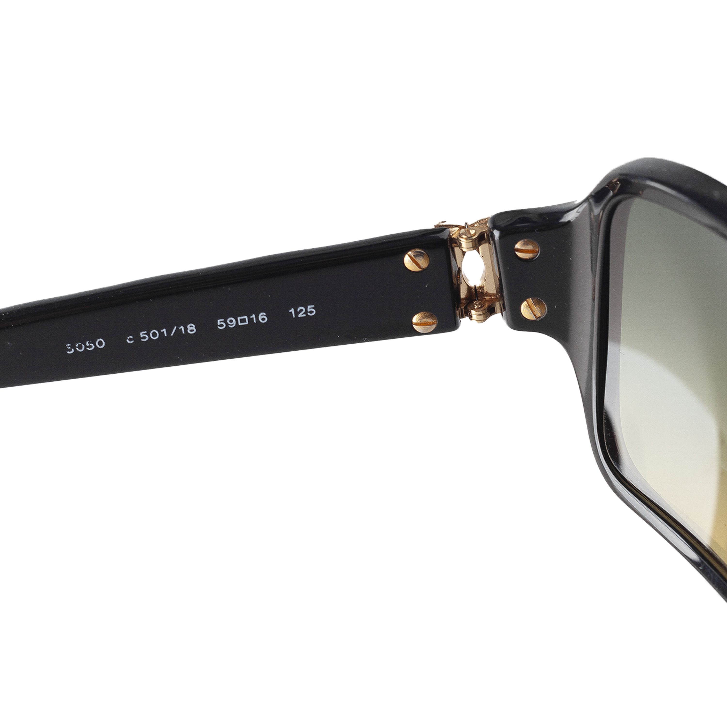 Chanel Chanel 5050 C 501/18 Vintage Black Sunglasses Size ONE SIZE - 11 Thumbnail