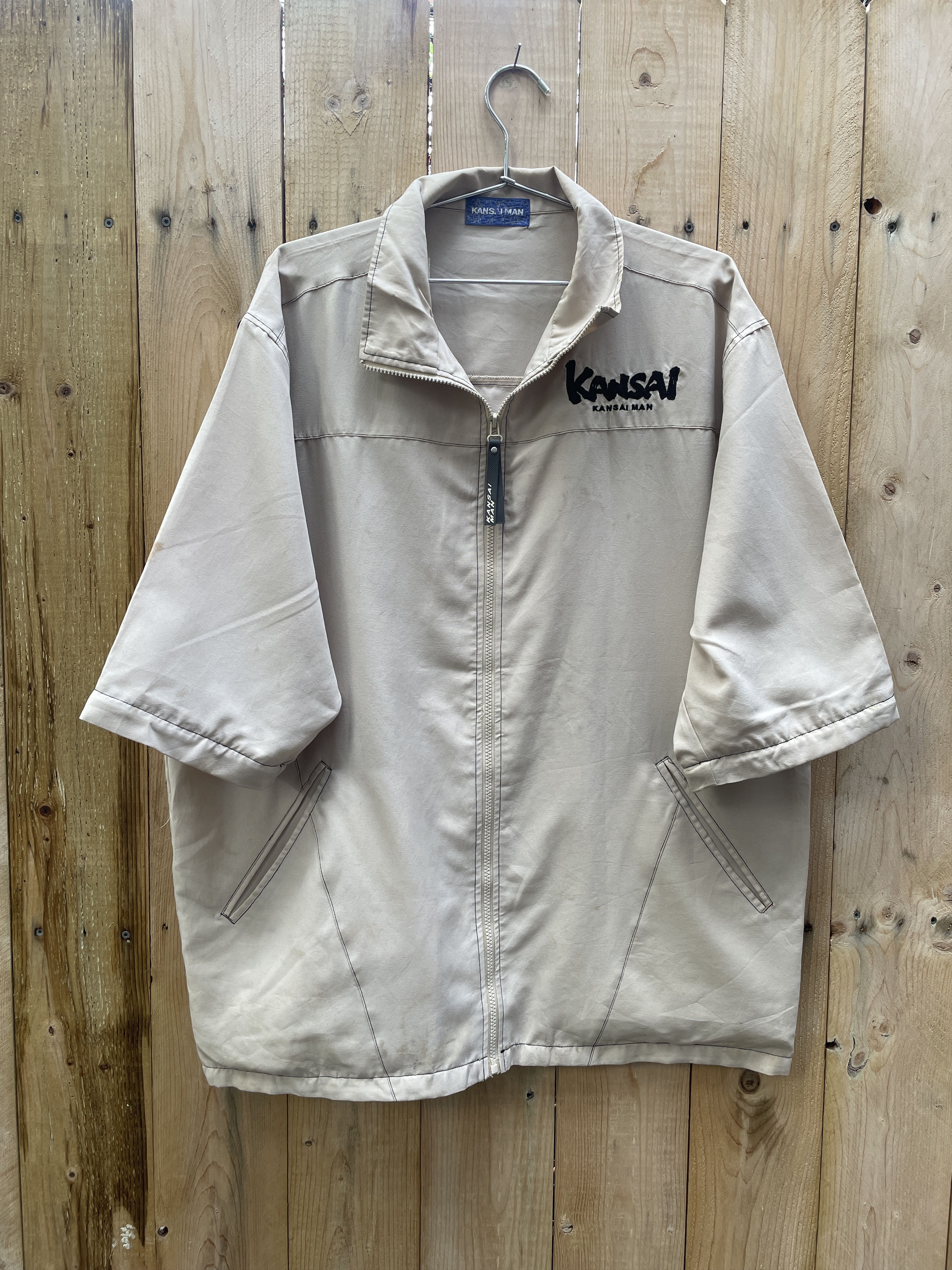 Kansai Yamamoto Kansai "Poem" Khaki short sleeve button up Size US XL / EU 56 / 4 - 3 Thumbnail
