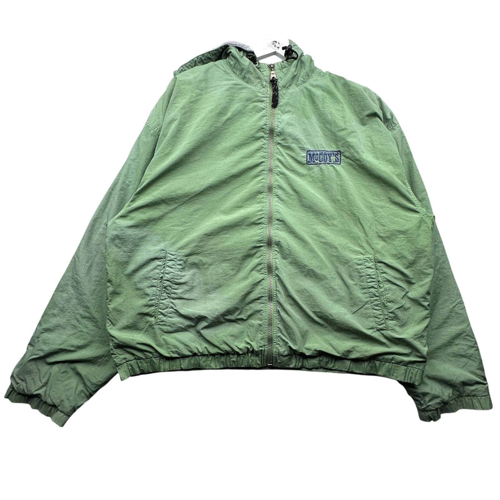 The Real McCoy's Vintage The Real McCoy's Lined Nylon Jacket Mens XL Green Size US XL / EU 56 / 4 - 1 Thumbnail