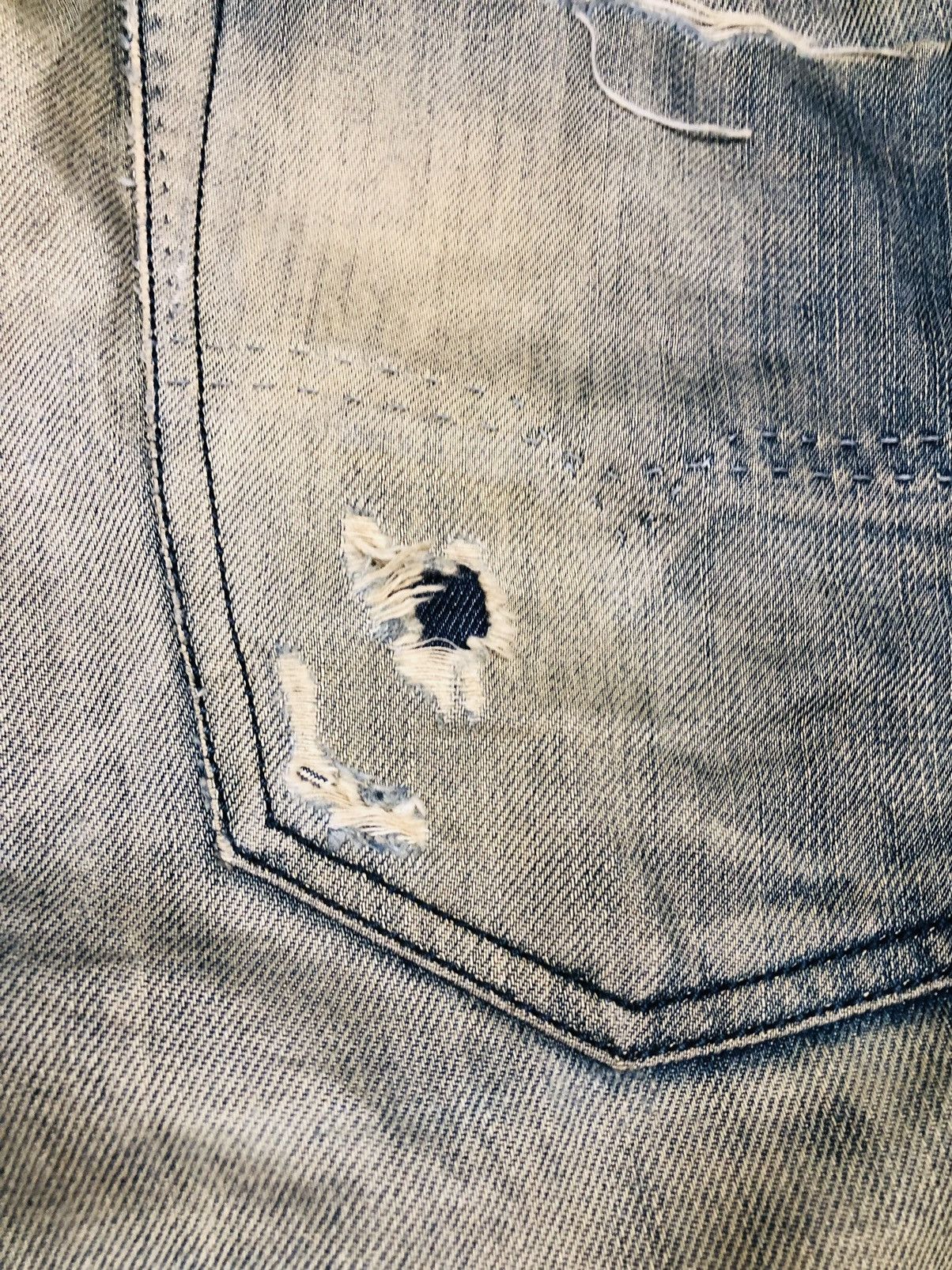 Diesel Diesal Industry Distress Jeans (36) Size US 28 / EU 44 - 24 Thumbnail