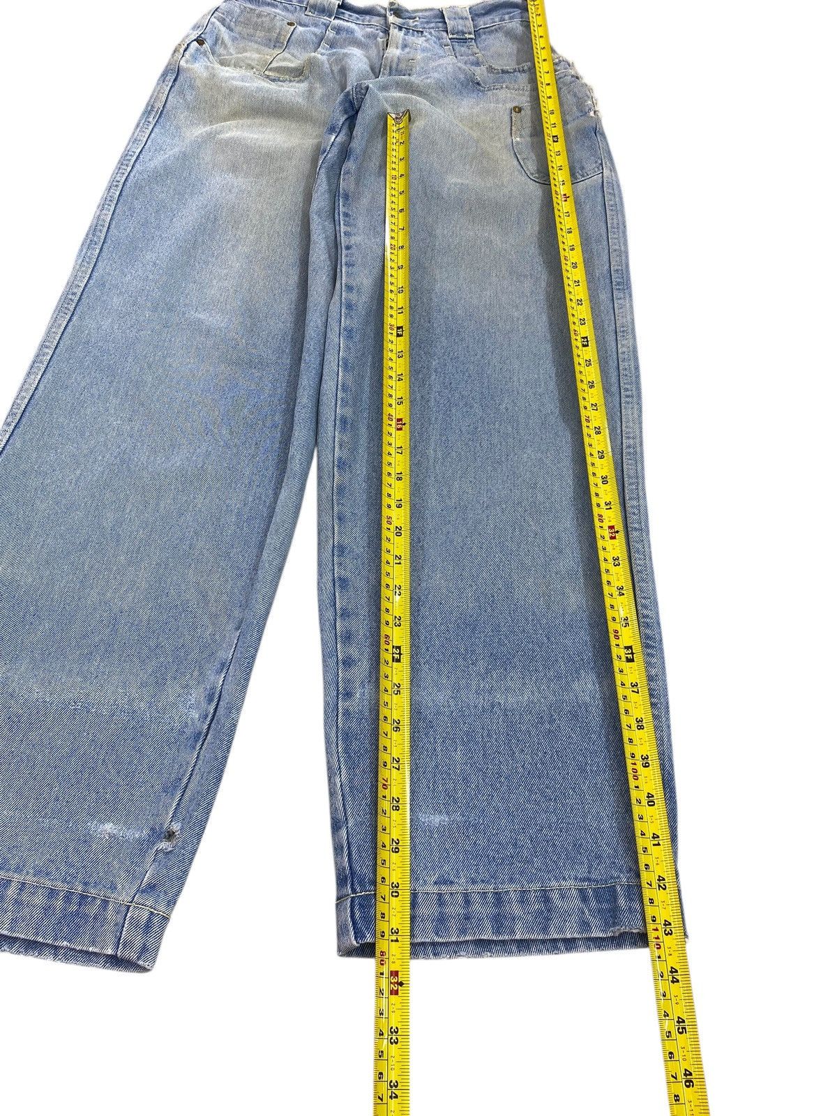 Japanese Brand Japanese Brand Washed Blue Straight Leg Jeans Size US 31 - 8 Thumbnail