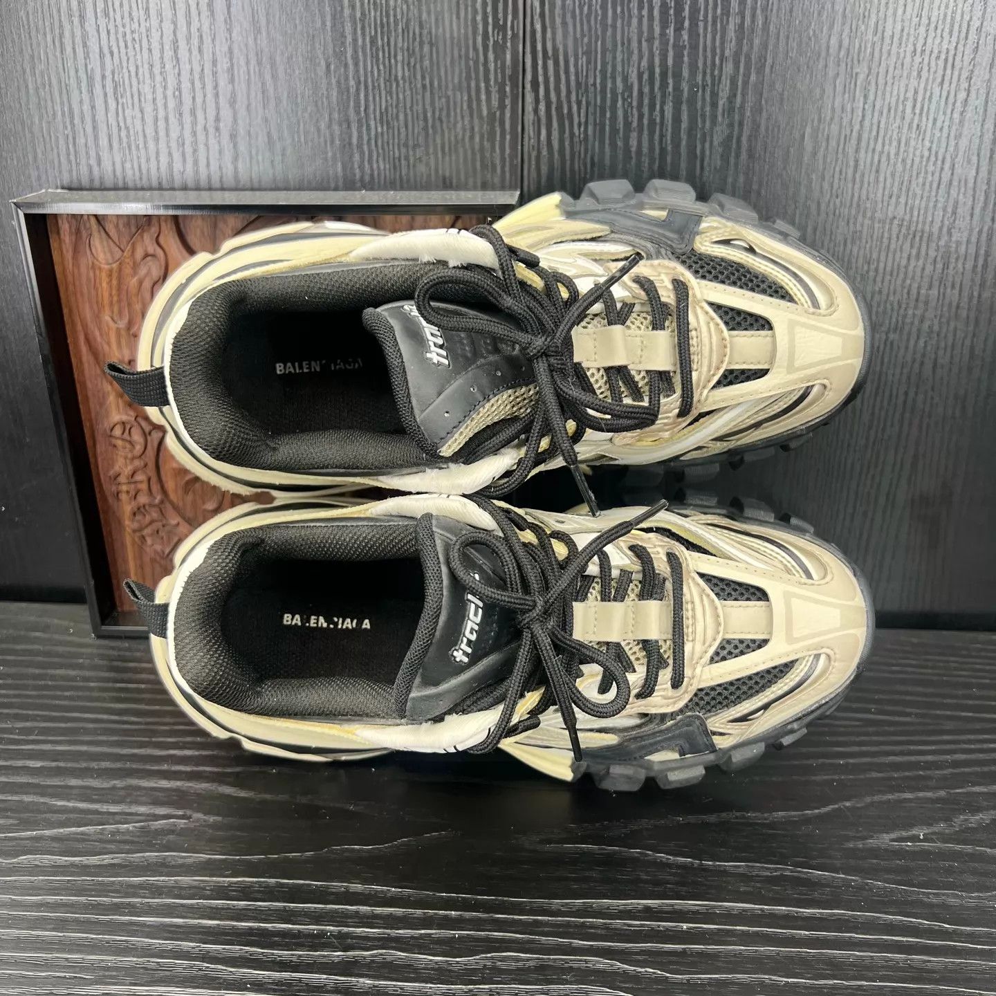 Balenciaga Balenciaga Track 2 Black/Gray 37 Worn 2x Near New Size US 7 / IT 37 - 3 Thumbnail