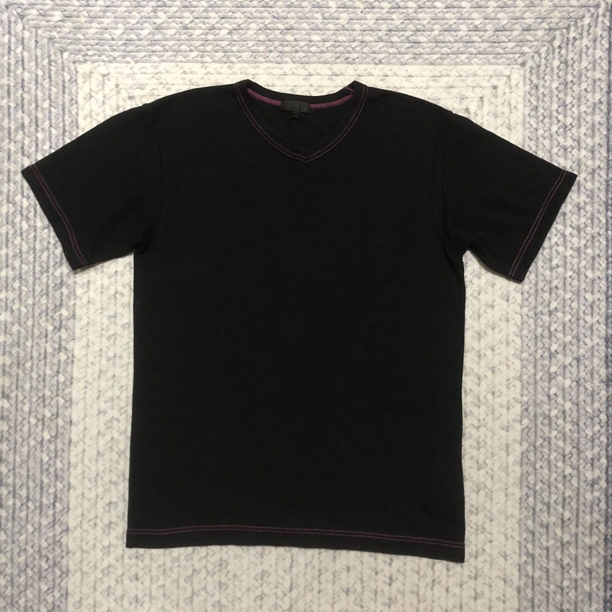 Comme des Garcons 🔥Rare Vintage Comme Des Garçons Homme Plus V-Neck Tees Size US S / EU 44-46 / 1 - 1 Thumbnail