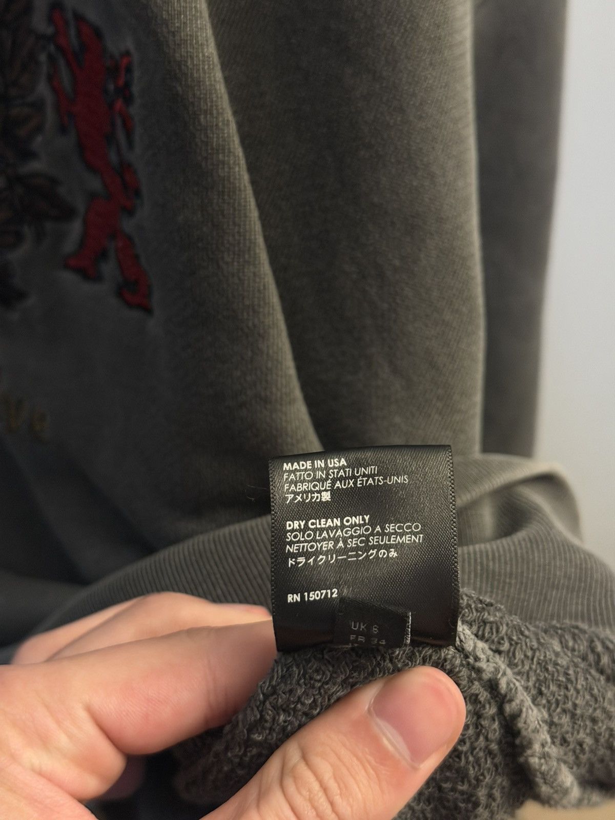 Amiri Amiri Grey Sweatshirt Beverly Hills Size US L / EU 52-54 / 3 - 6 Thumbnail