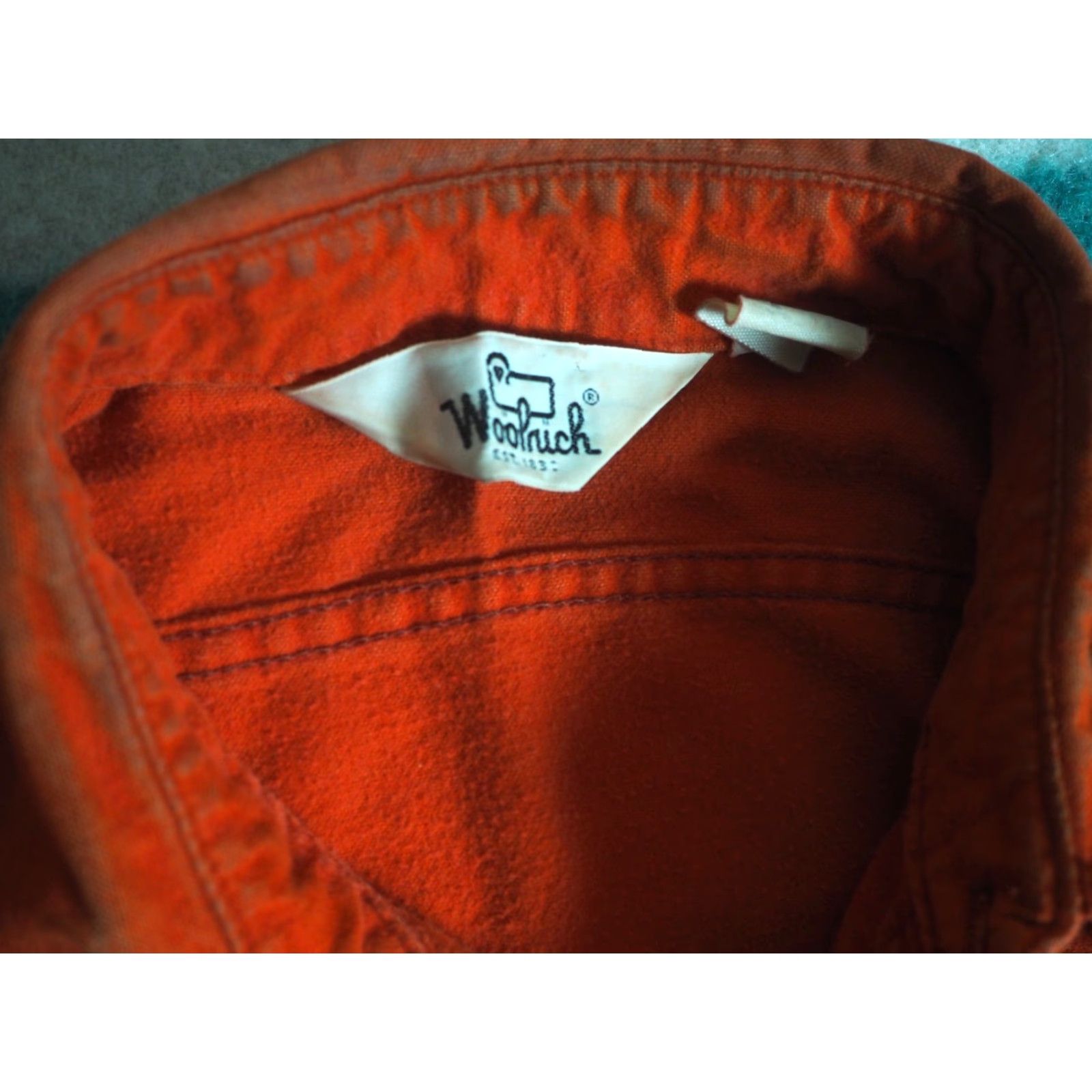 Vintage VTG Woolrich 70s Button-Up Shirt Grunge Chamois Outdoor Burnt Orange M Woolrich Men’s Regular Long Sleeve Cotton Cotton? Size US M / EU 48-50 / 2 - 4 Thumbnail