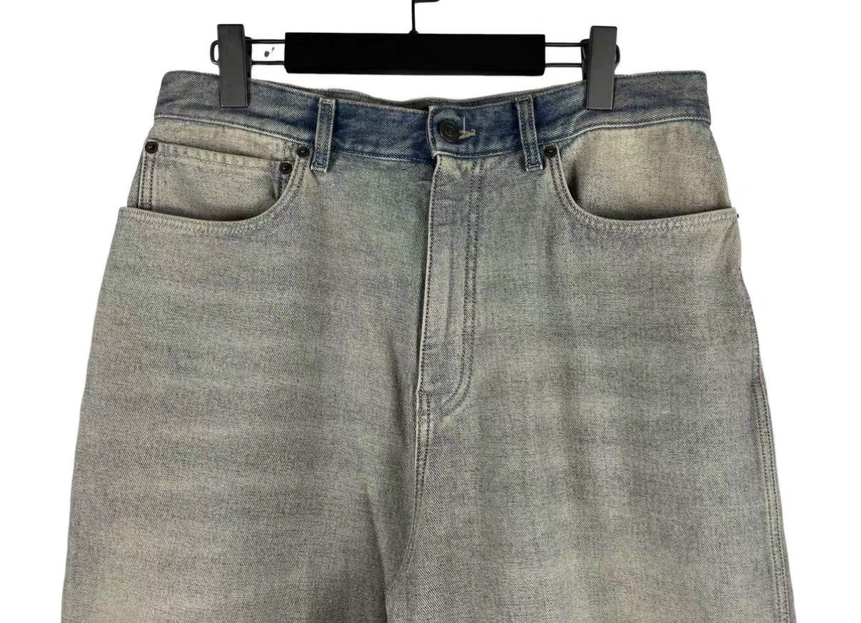 Balenciaga Balenciaga 24SS Reversed Inside-Out Washed Denim Jeans J31 Size US 36 / EU 52 - 3 Thumbnail