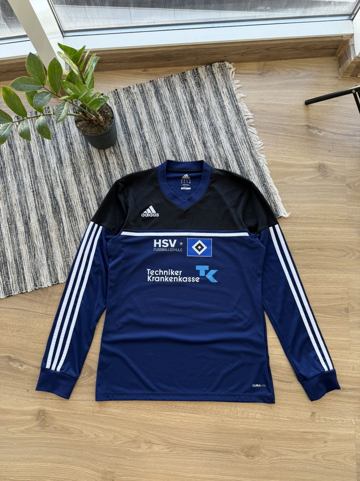 Adidas HAMBURG SV ADIDAS LONG SLEEVE SOOCER JERSEY #7 HAUKE Size US M / EU 48-50 / 2 - 1 Thumbnail