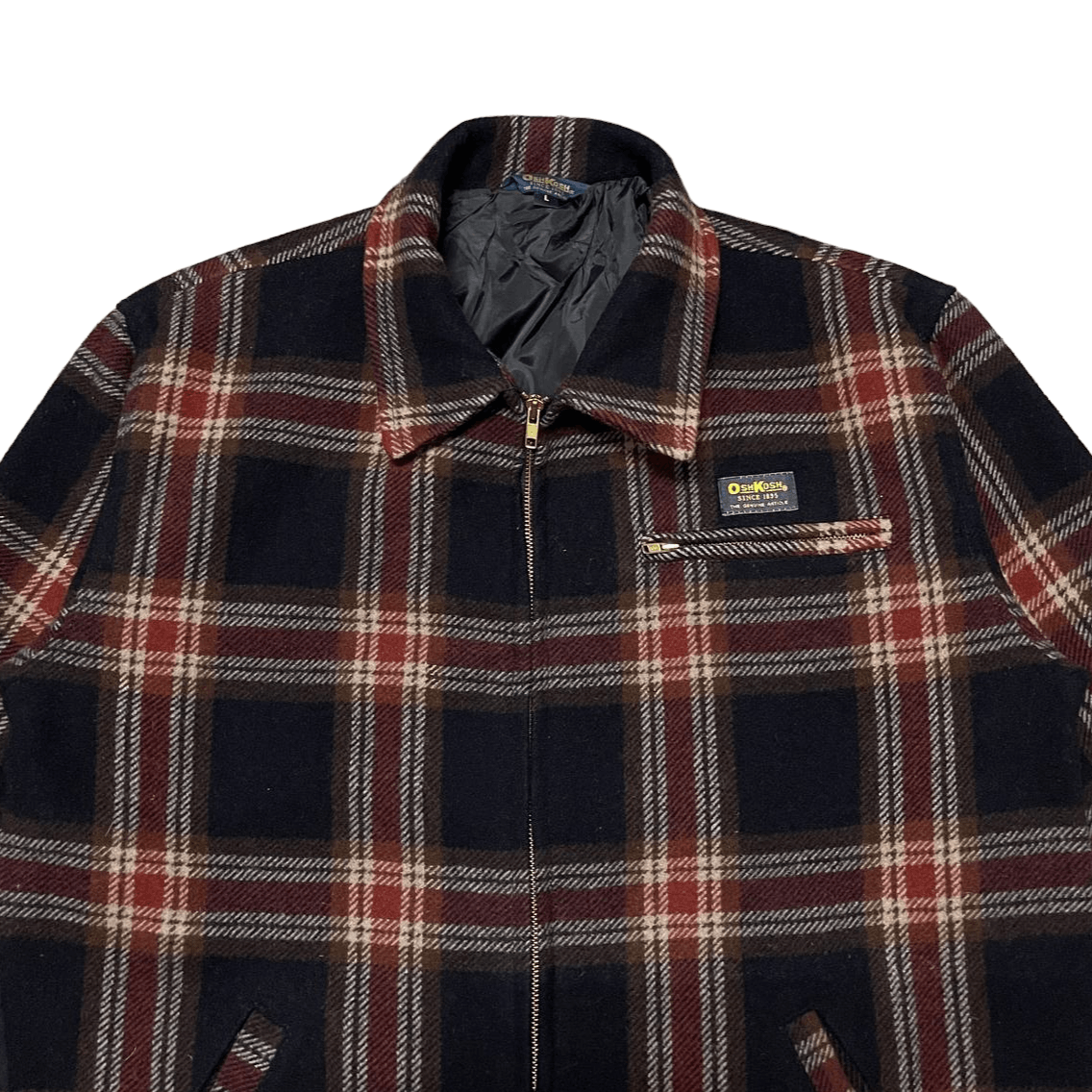 Oshkosh Vintage Oshkosh Wool jacket Plaid Size US L / EU 52-54 / 3 - 2 Thumbnail