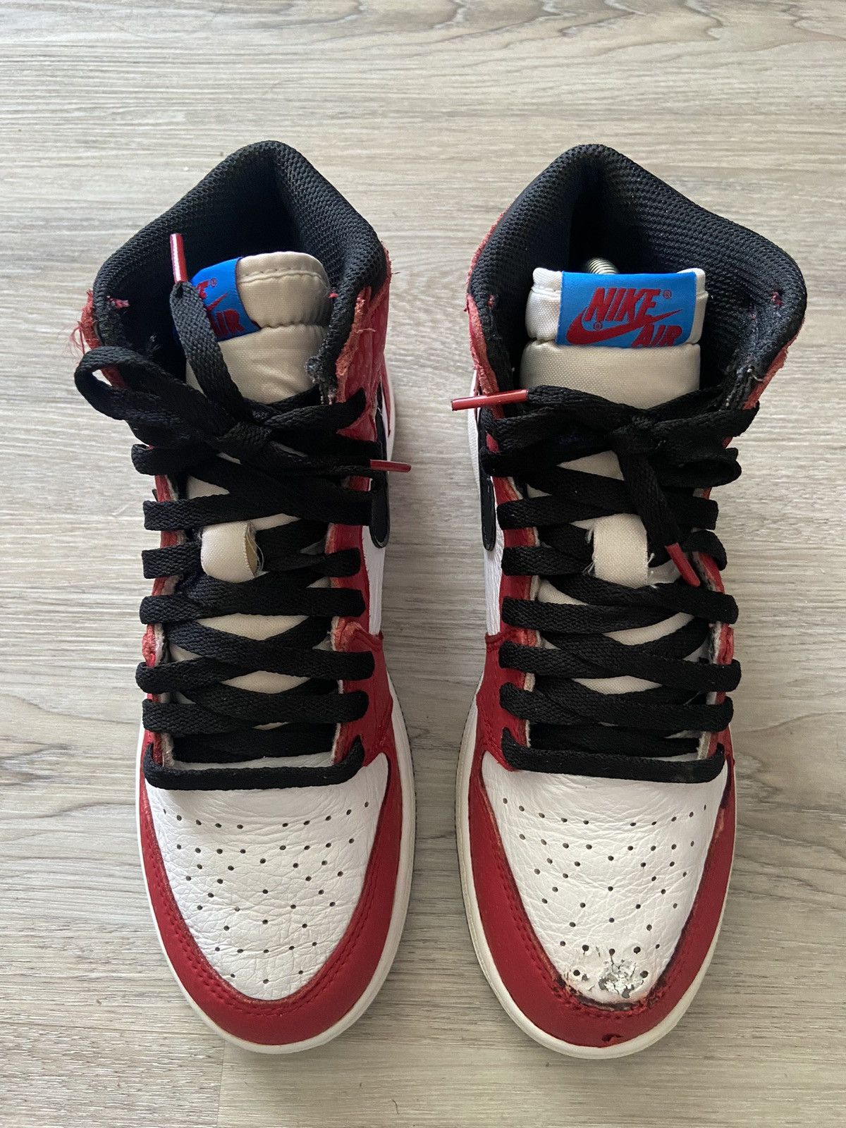 Jordan Brand Jordan 1 High OG Origin Story GS Chicago Size US 6.5 / EU 39-40 - 5 Thumbnail