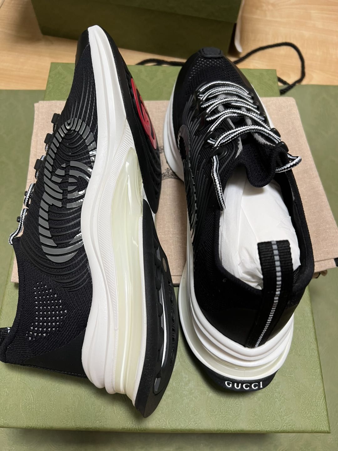 Gucci Gucci Run Sneaker 'Rhyton Logo Monogram' 714657-USM10-8442 Size US 13 / EU 46 - 6 Thumbnail