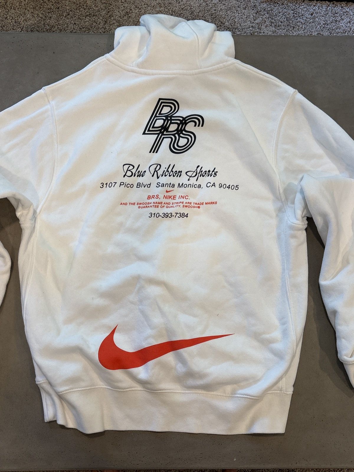 Nike Vintage Nike x Blue Ribbon Sports Hoodie Size US S / EU 44-46 / 1 - 1 Thumbnail