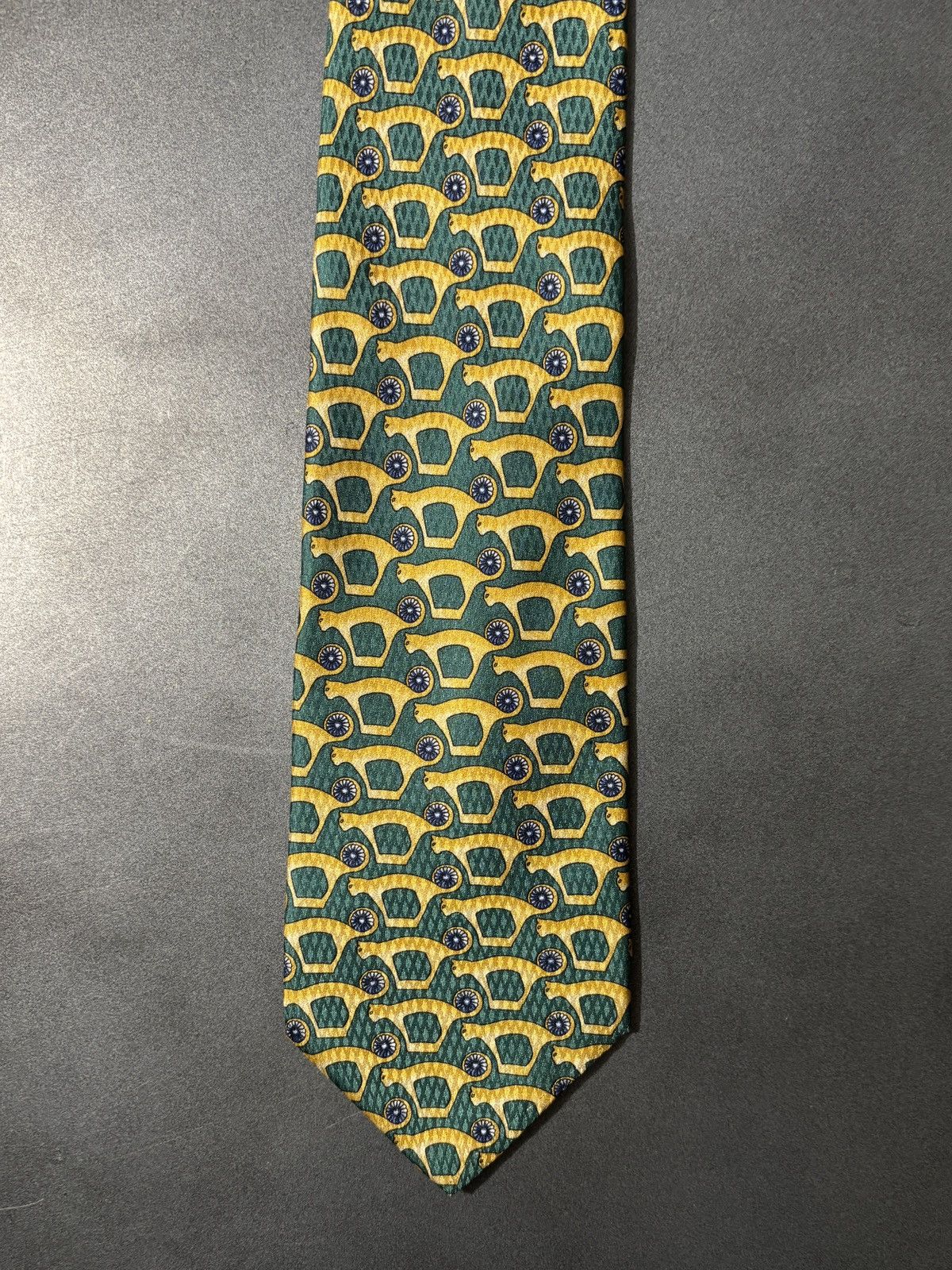Christian Dior Monsieur Vintage Christian Dior Tie 1990s All Over Print Pattern Silk Size ONE SIZE - 9 Thumbnail