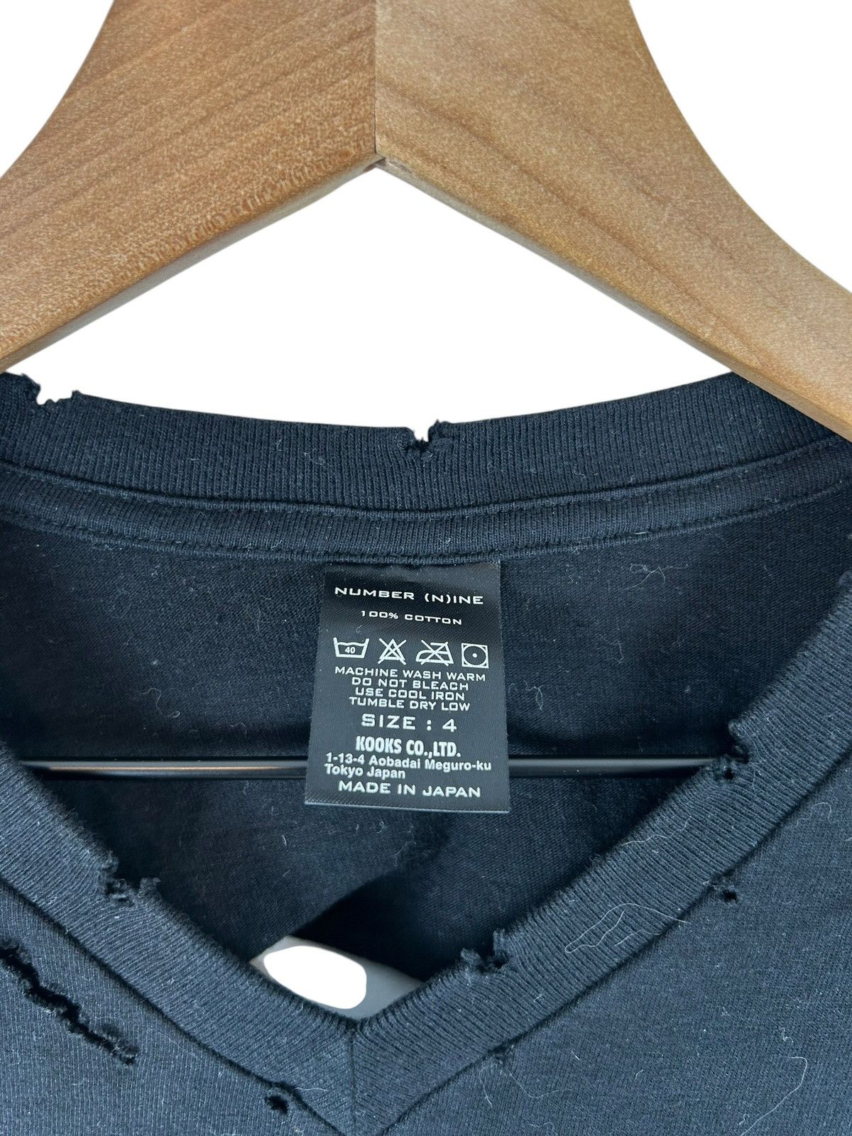 Number (N)ine Number Nine Damaged Design T-Shirt Size US L / EU 52-54 / 3 - 7 Thumbnail