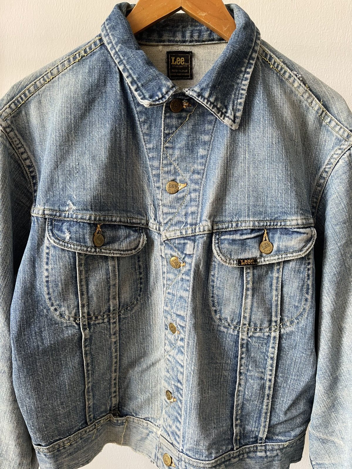 Vintage 60s Lee Denim Jacket Size US L / EU 52-54 / 3 - 4 Thumbnail