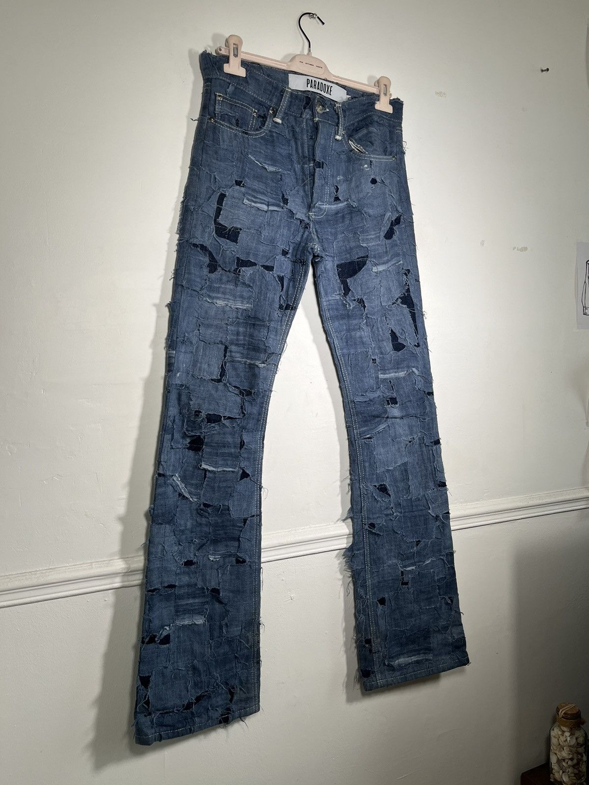 Paradoxe Paris Paradoxe Paris DENIM « boro flared denim » Size US 33 - 6 Thumbnail