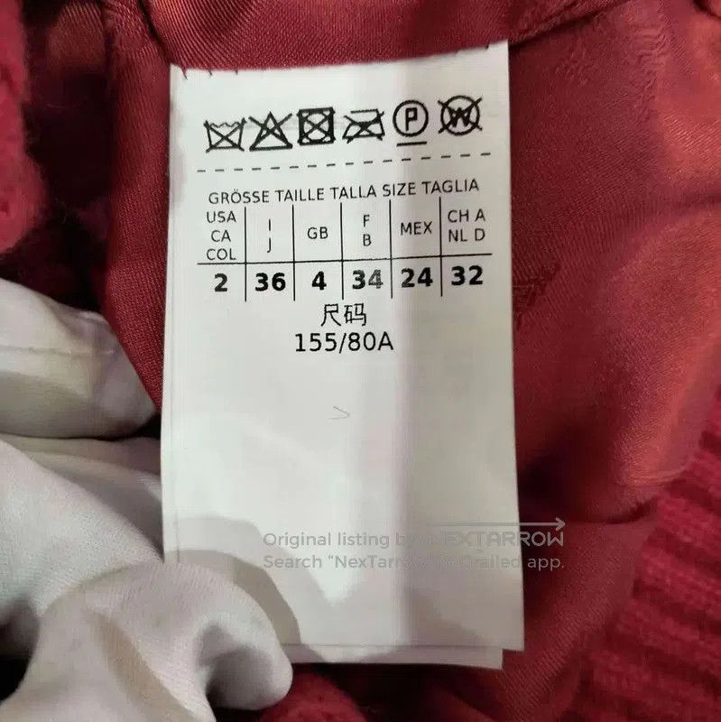 Max Mara MaxMara Cozy Red Wool Women's Jacket . Size S / US 4 / IT 40 - 5 Thumbnail