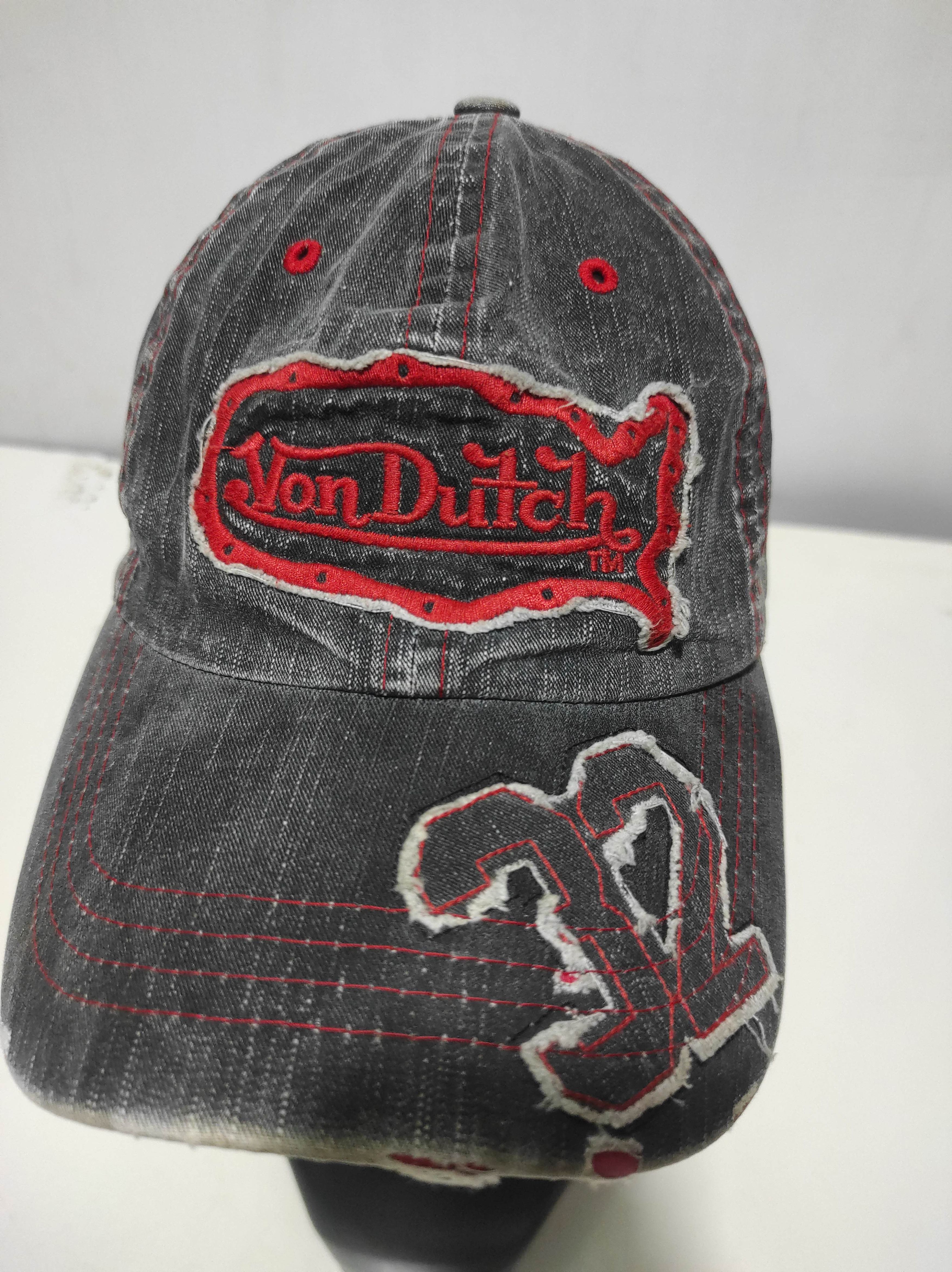 Von Dutch Von Dutch Distressed Hats Caps Size ONE SIZE - 2 Thumbnail