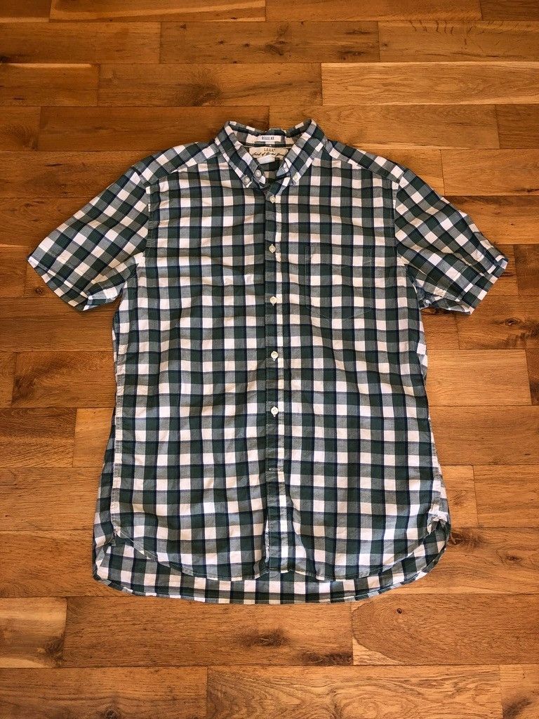 H&M H&m Trendy Summer Men's Checkered Shirt Size M Size US M / EU 48-50 / 2 - 1 Thumbnail
