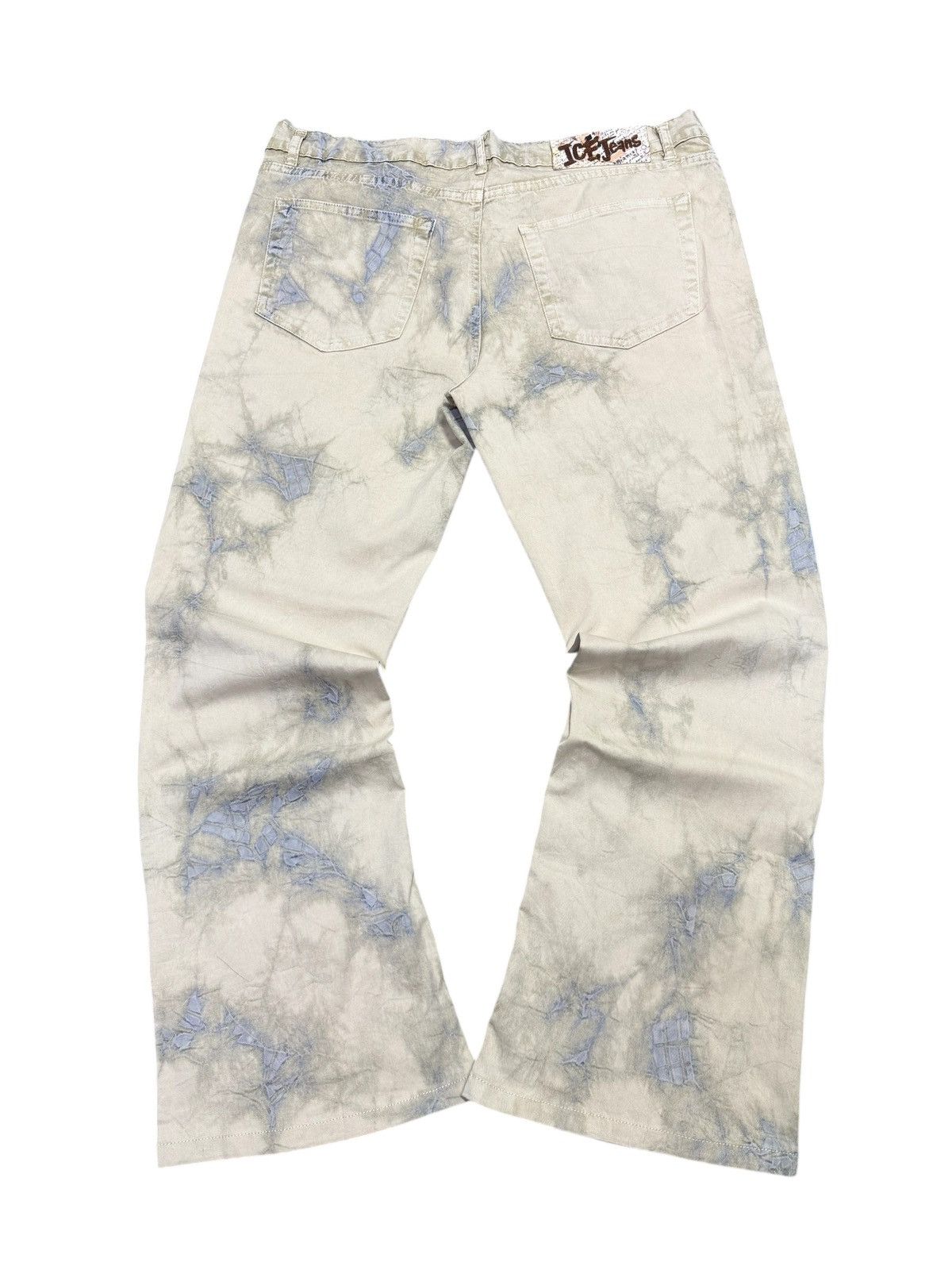 Iceberg Vintage Ice Jeans by Iceberg Italy Strechable Denim Flare Size US 36 / EU 52 - 6 Thumbnail