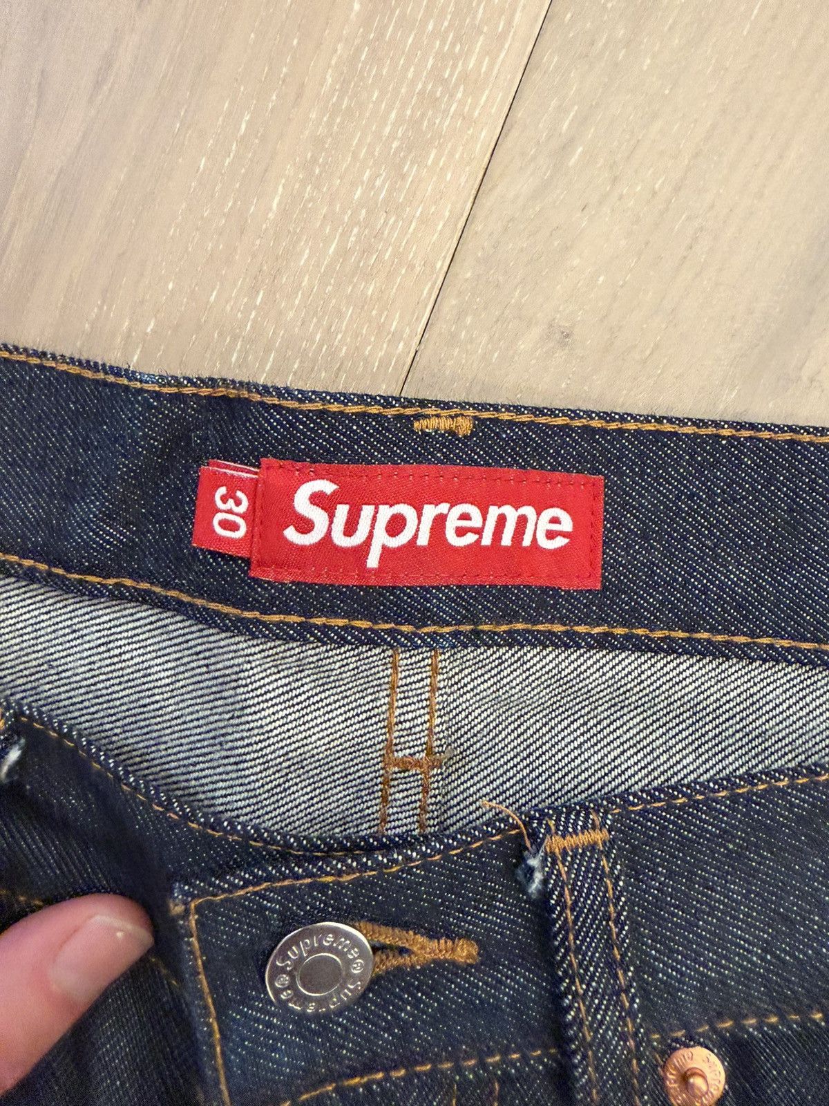 Supreme Supreme Raw Japanese Denim Size US 30 / EU 46 - 5 Thumbnail
