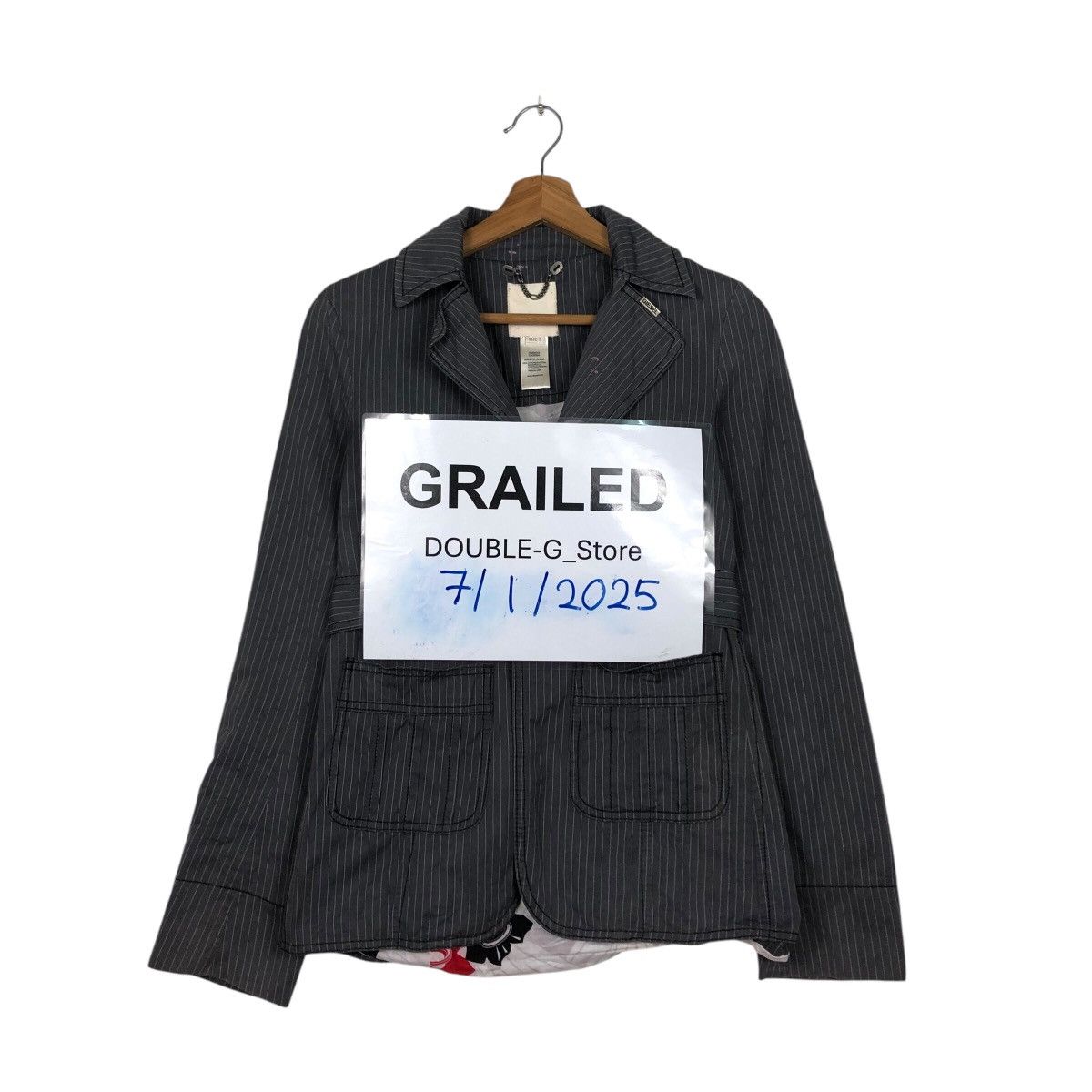 Diesel 📌Hickory Chore Work Striped Jacket Diesel Issey Miyake Size US S / EU 44-46 / 1 - 1 Thumbnail