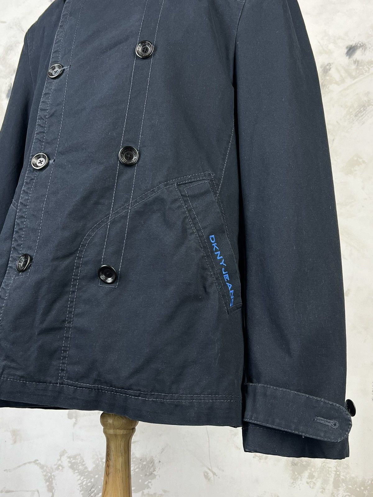 DKNY DKNY Jeans Double Breasted Coat Jacket Size M - L Size US L / EU 52-54 / 3 - 10 Thumbnail