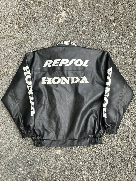 Dainese Vintage Honda Repsol Team Leather Jacket | Grailed