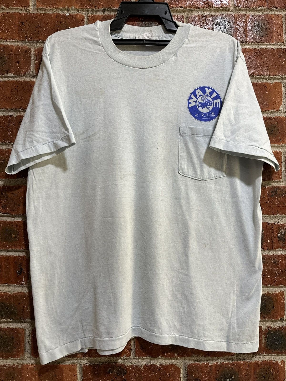 Vintage Thrashed Vintage Waxie Pocket Tee Size US L / EU 52-54 / 3 - 1 Thumbnail