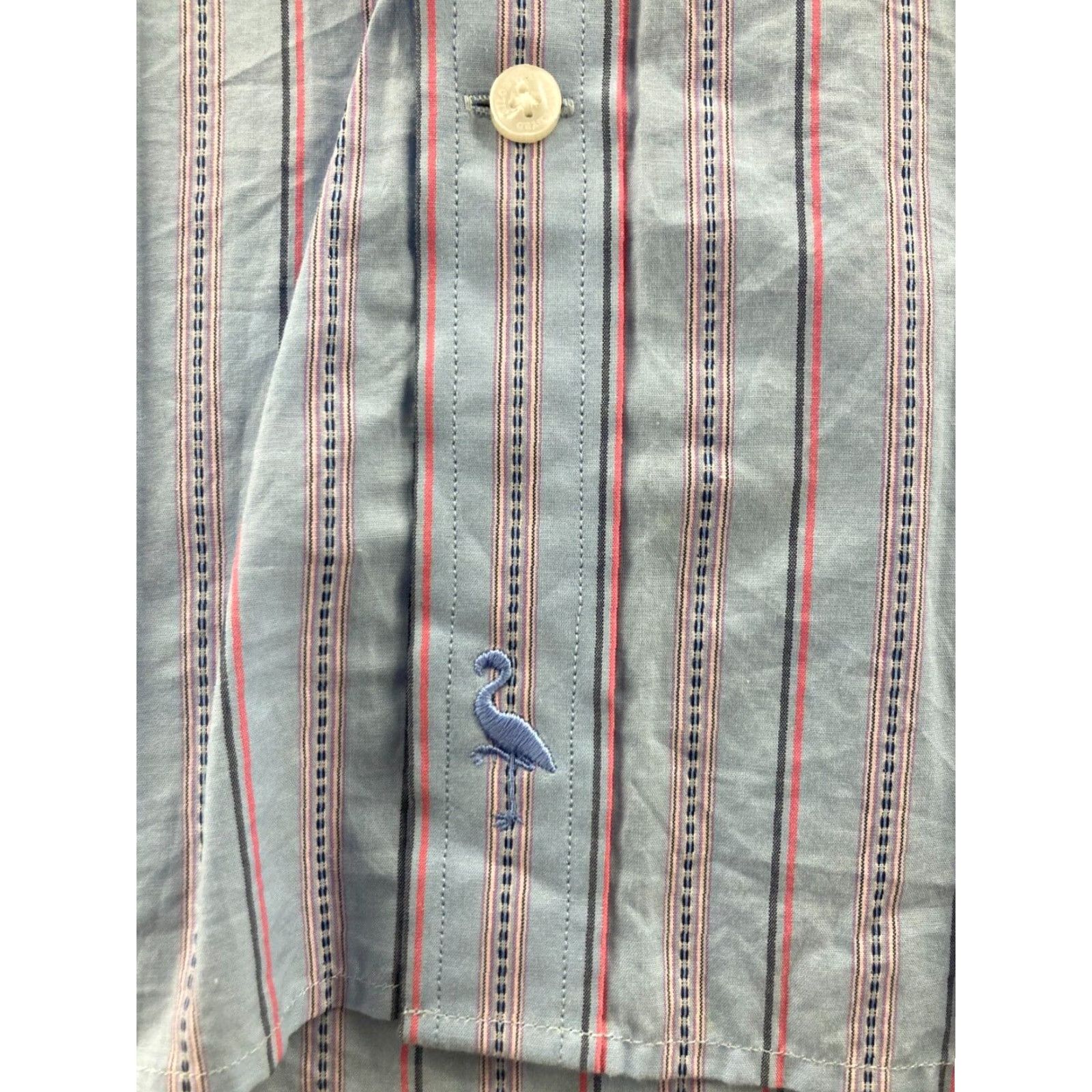 Tailorbyrd TAILORBYRD Shirt Mens XL Striped Long Sleeve Button-Up Collared Shirt - Multicolor, Classic Style Size US XL / EU 56 / 4 - 2 Thumbnail