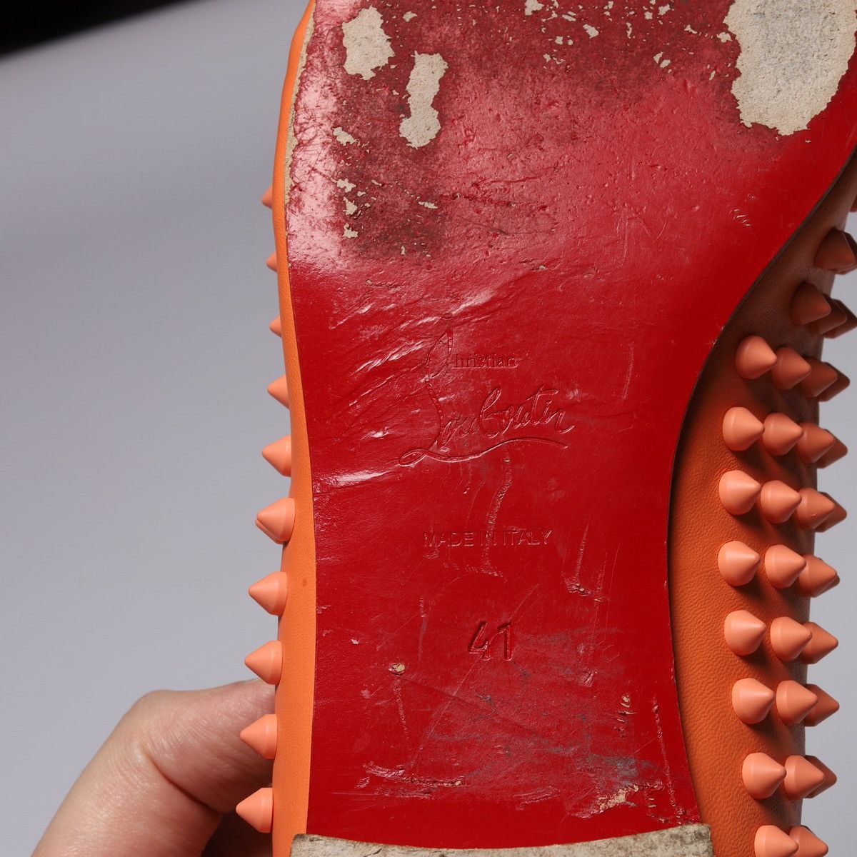 Christian Louboutin Christian Louboutin Spike Patent Loafers Shoes Size US 8 / EU 41 - 17 Thumbnail