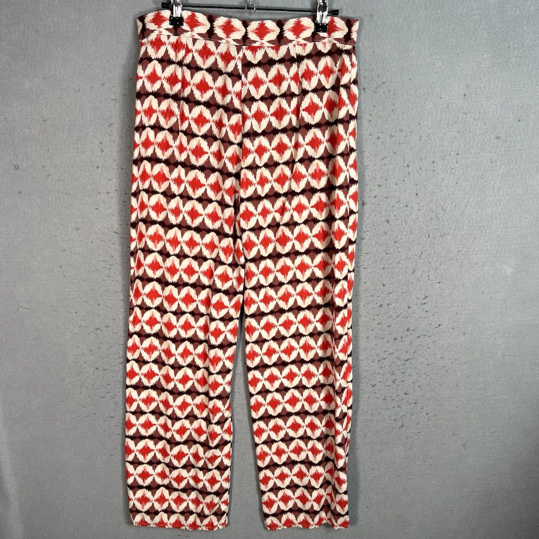Vintage VINTAGE Pattern Pants Womens Size Medium Wide Leg Linen Blend Straight Fit Size 32" / US 10 / IT 46 - 2 Thumbnail